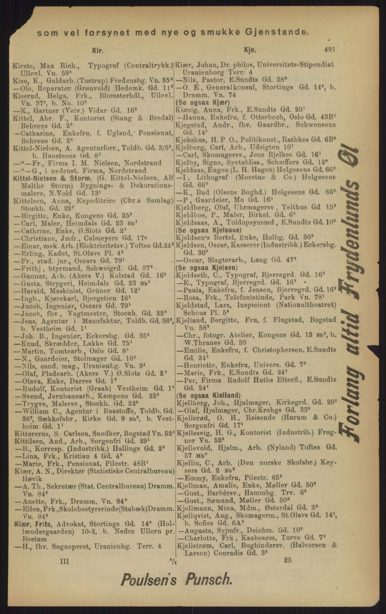 Kristiania/Oslo adressebok, PUBL/-, 1902, p. 491