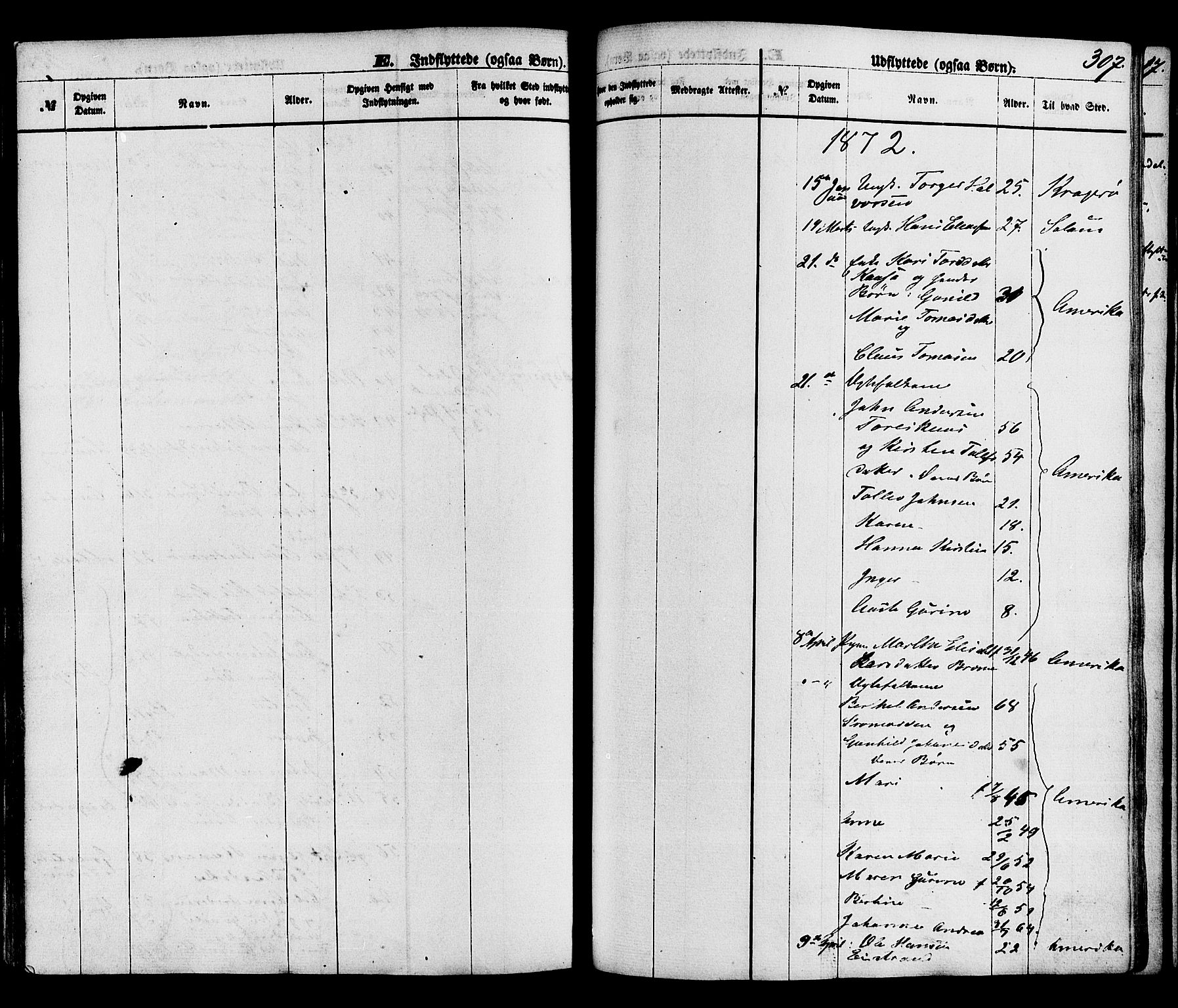Holla kirkebøker, SAKO/A-272/F/Fa/L0007: Parish register (official) no. 7, 1869-1881, p. 307