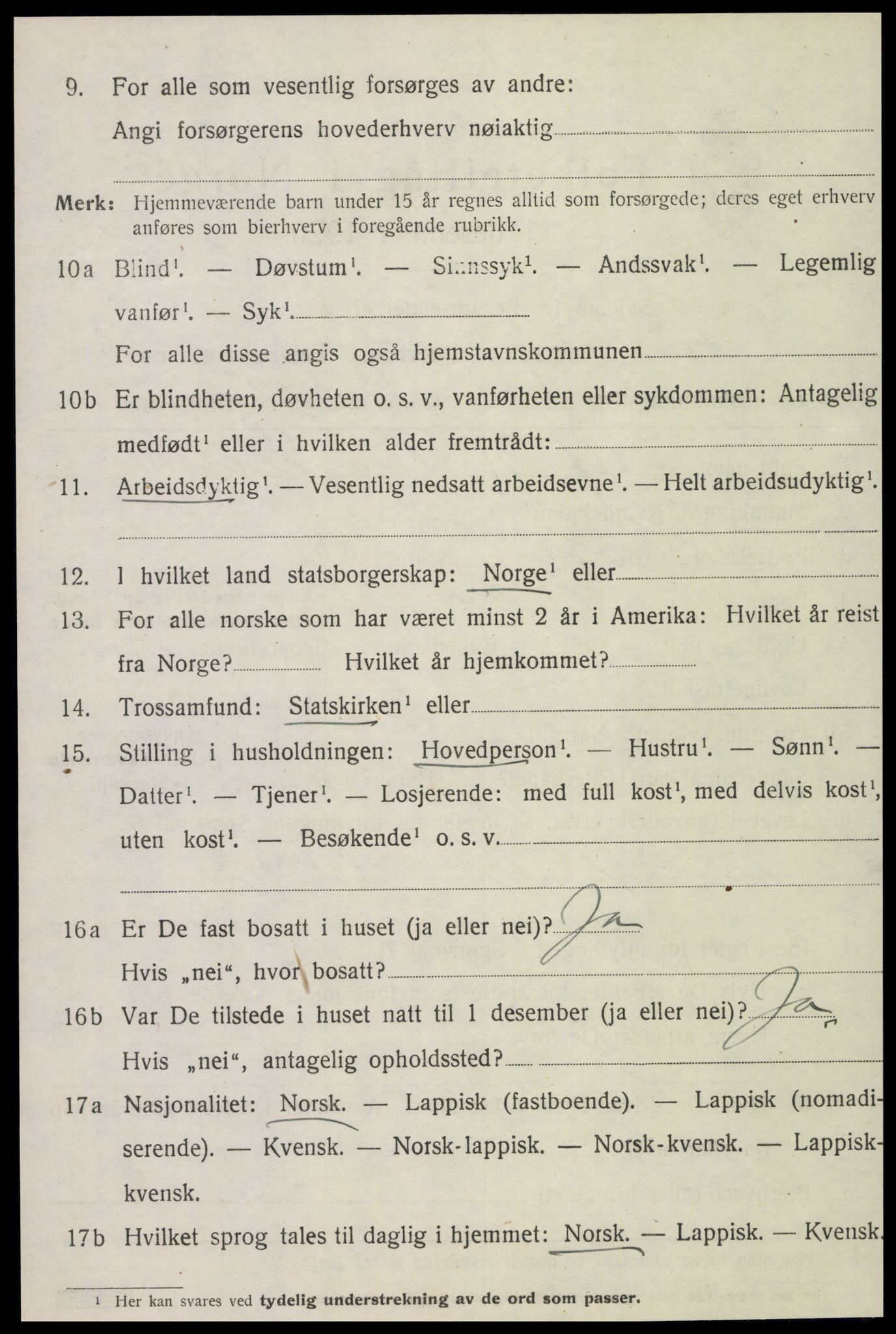 SAT, 1920 census for Inderøy, 1920, p. 3234