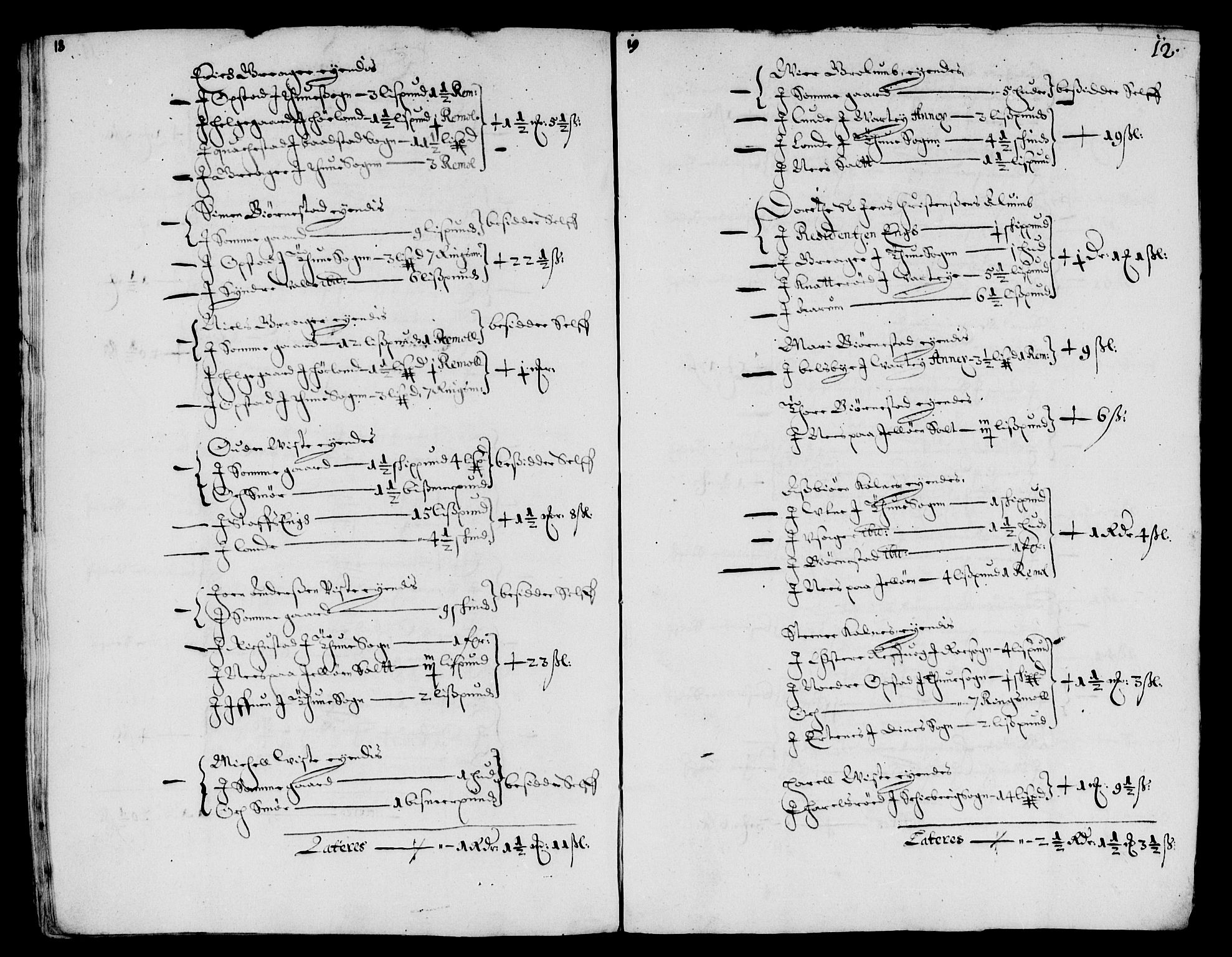 Rentekammeret inntil 1814, Reviderte regnskaper, Lensregnskaper, RA/EA-5023/R/Rb/Rbc/L0010: Tune, Åbygge og Veme len, 1661-1665