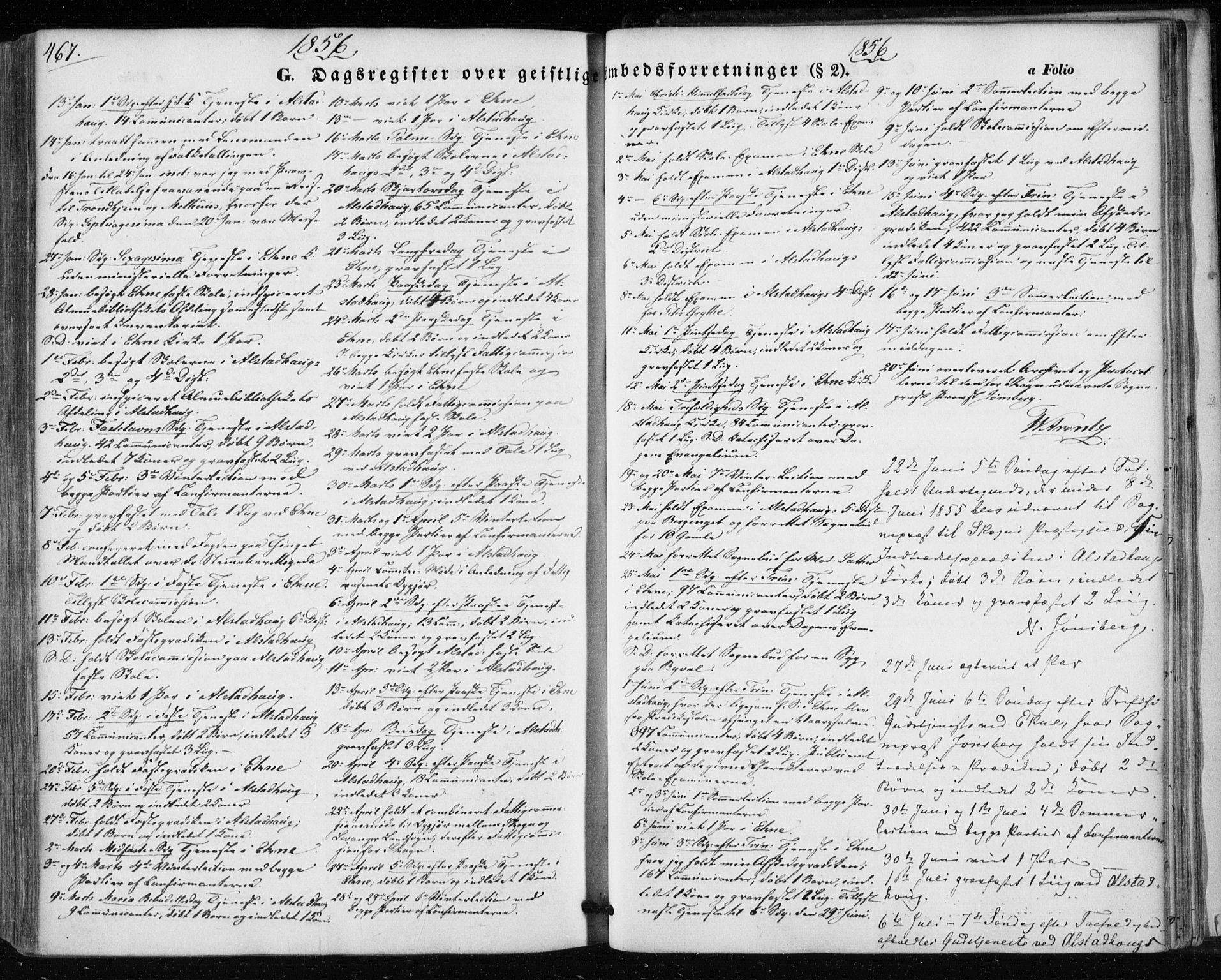 Ministerialprotokoller, klokkerbøker og fødselsregistre - Nord-Trøndelag, SAT/A-1458/717/L0154: Parish register (official) no. 717A07 /1, 1850-1862, p. 467