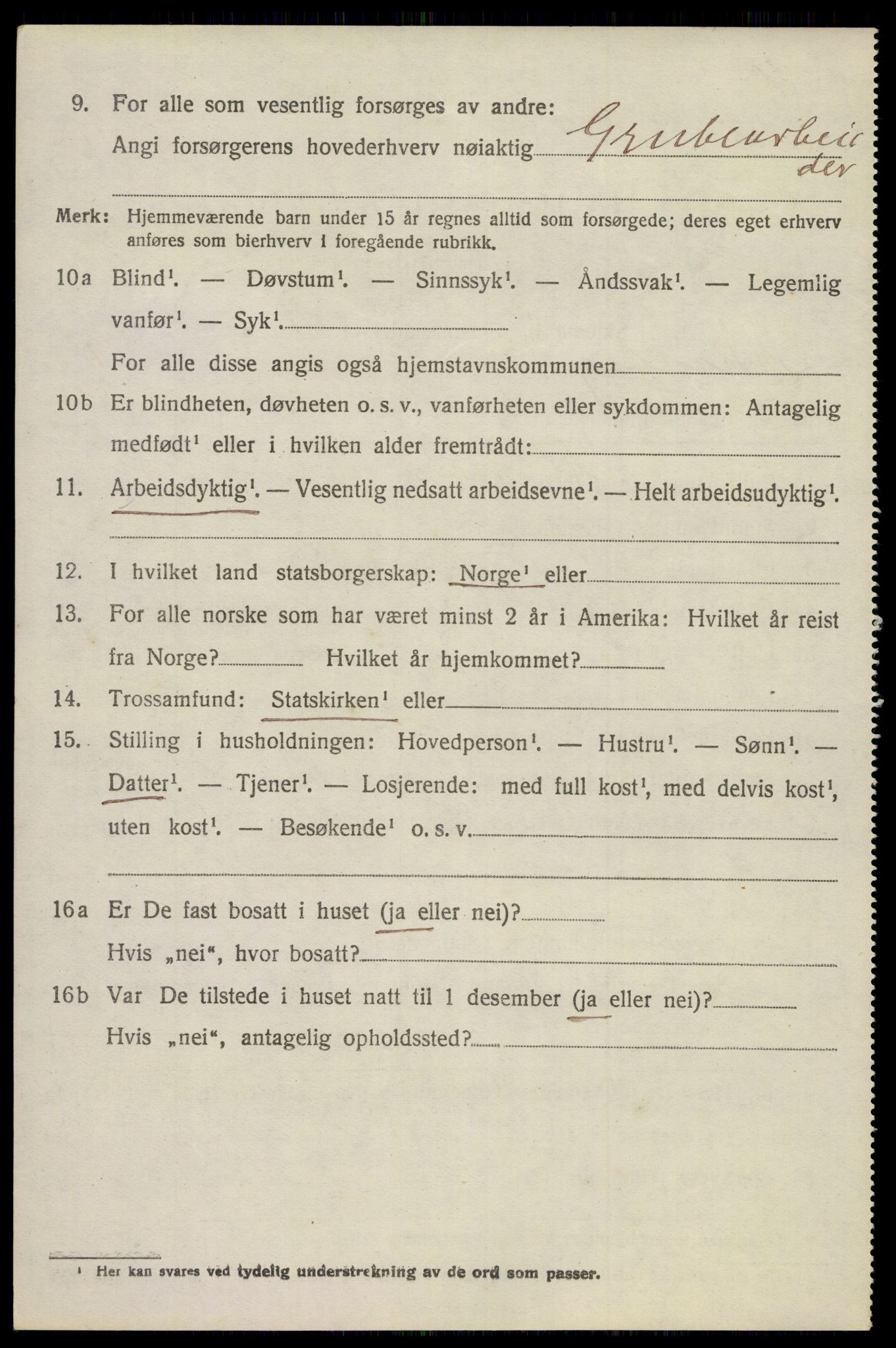 SAKO, 1920 census for Skåtøy, 1920, p. 7103