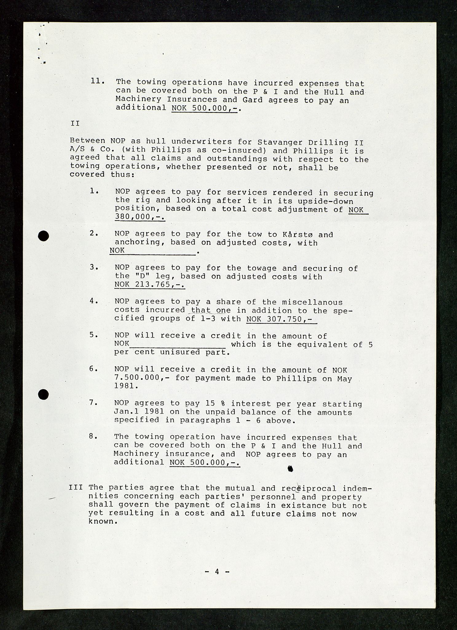 Pa 1503 - Stavanger Drilling AS, SAST/A-101906/Da/L0017: Alexander L. Kielland - Saks- og korrespondansearkiv, 1981-1984, p. 324