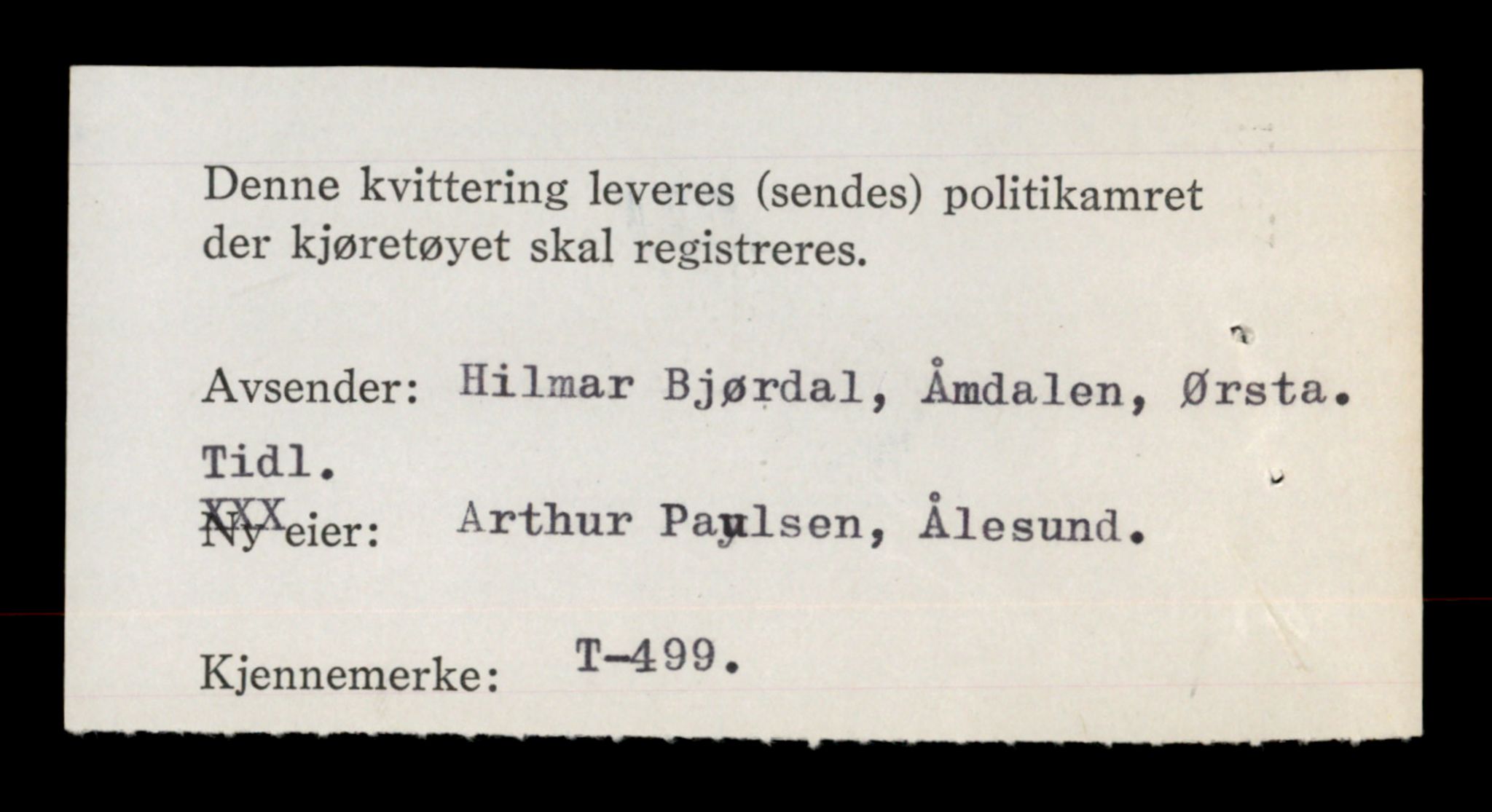 Møre og Romsdal vegkontor - Ålesund trafikkstasjon, SAT/A-4099/F/Fe/L0005: Registreringskort for kjøretøy T 443 - T 546, 1927-1998, p. 1428