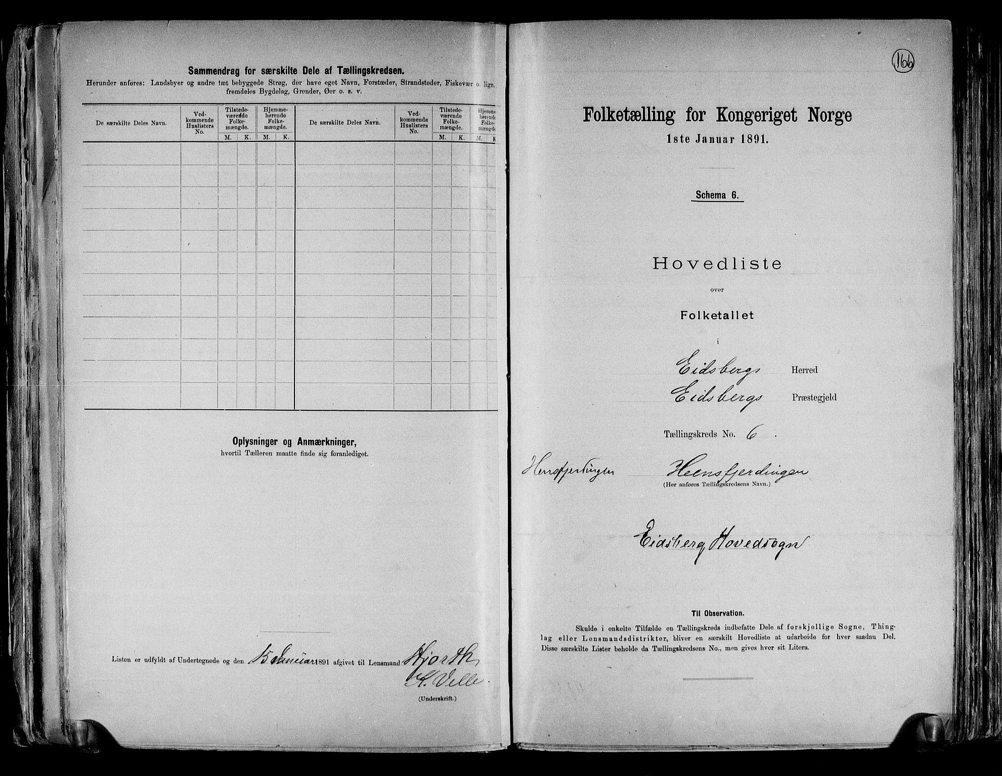 RA, 1891 census for 0125 Eidsberg, 1891, p. 18