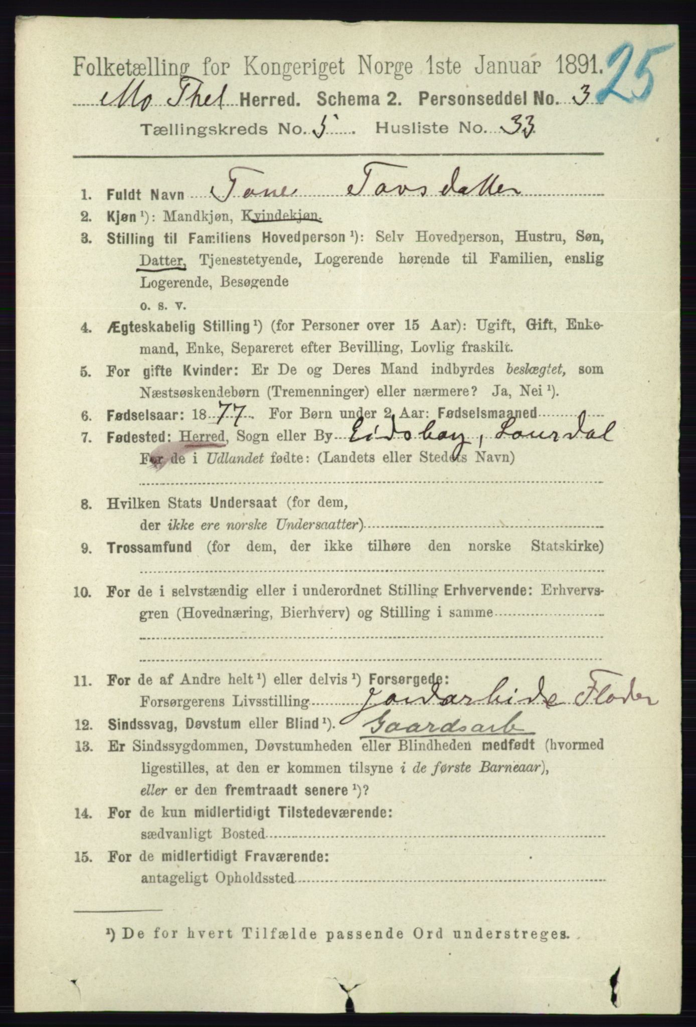 RA, 1891 census for 0832 Mo, 1891, p. 1478