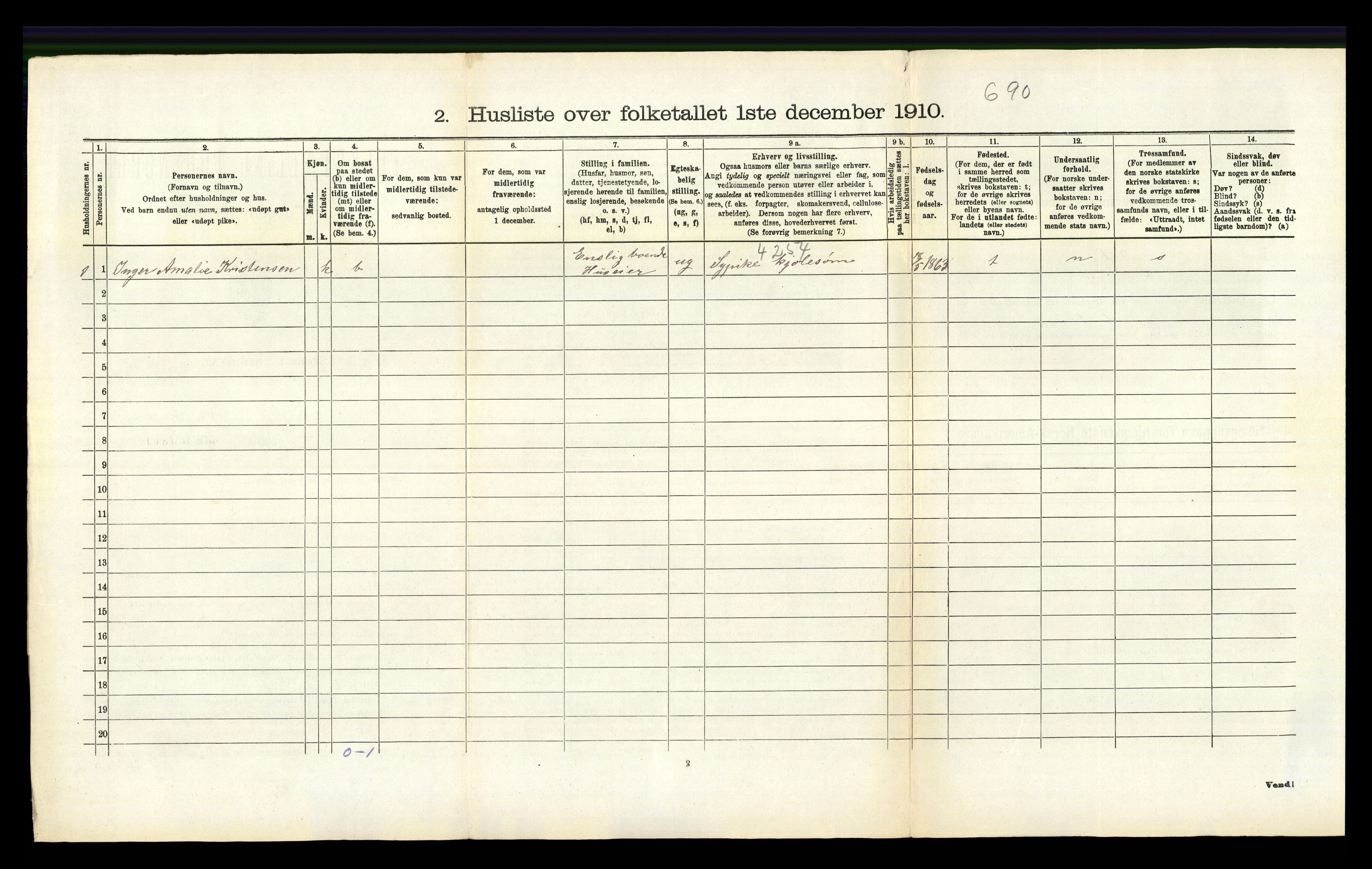 RA, 1910 census for Brunlanes, 1910, p. 788