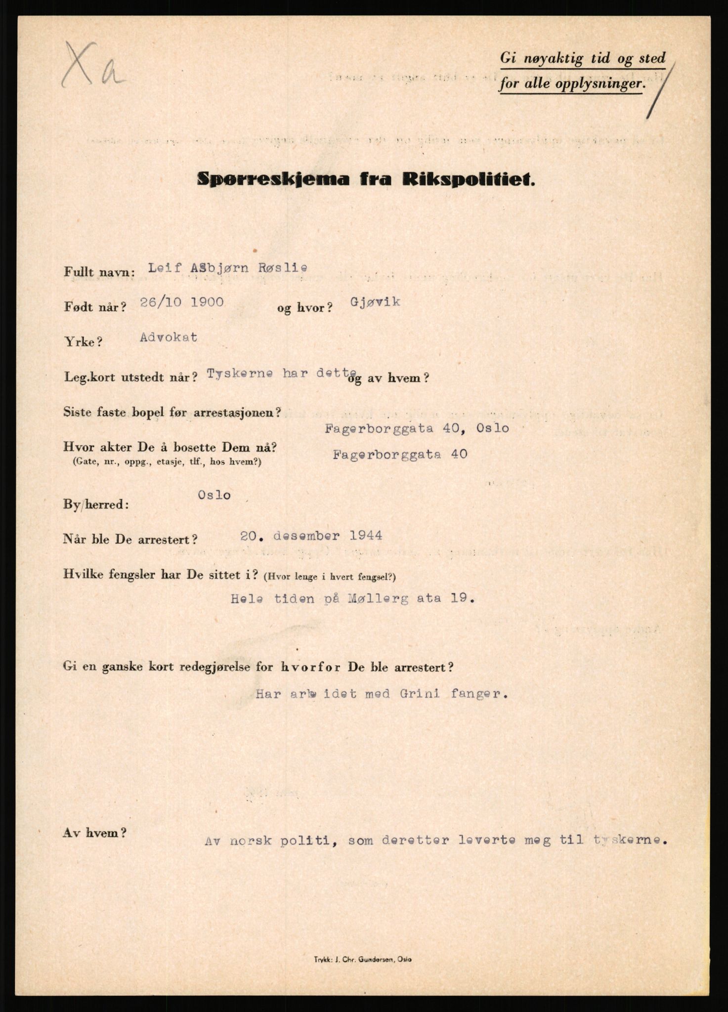 Rikspolitisjefen, AV/RA-S-1560/L/L0014: Pettersen, Aksel - Savosnick, Ernst, 1940-1945, p. 1034