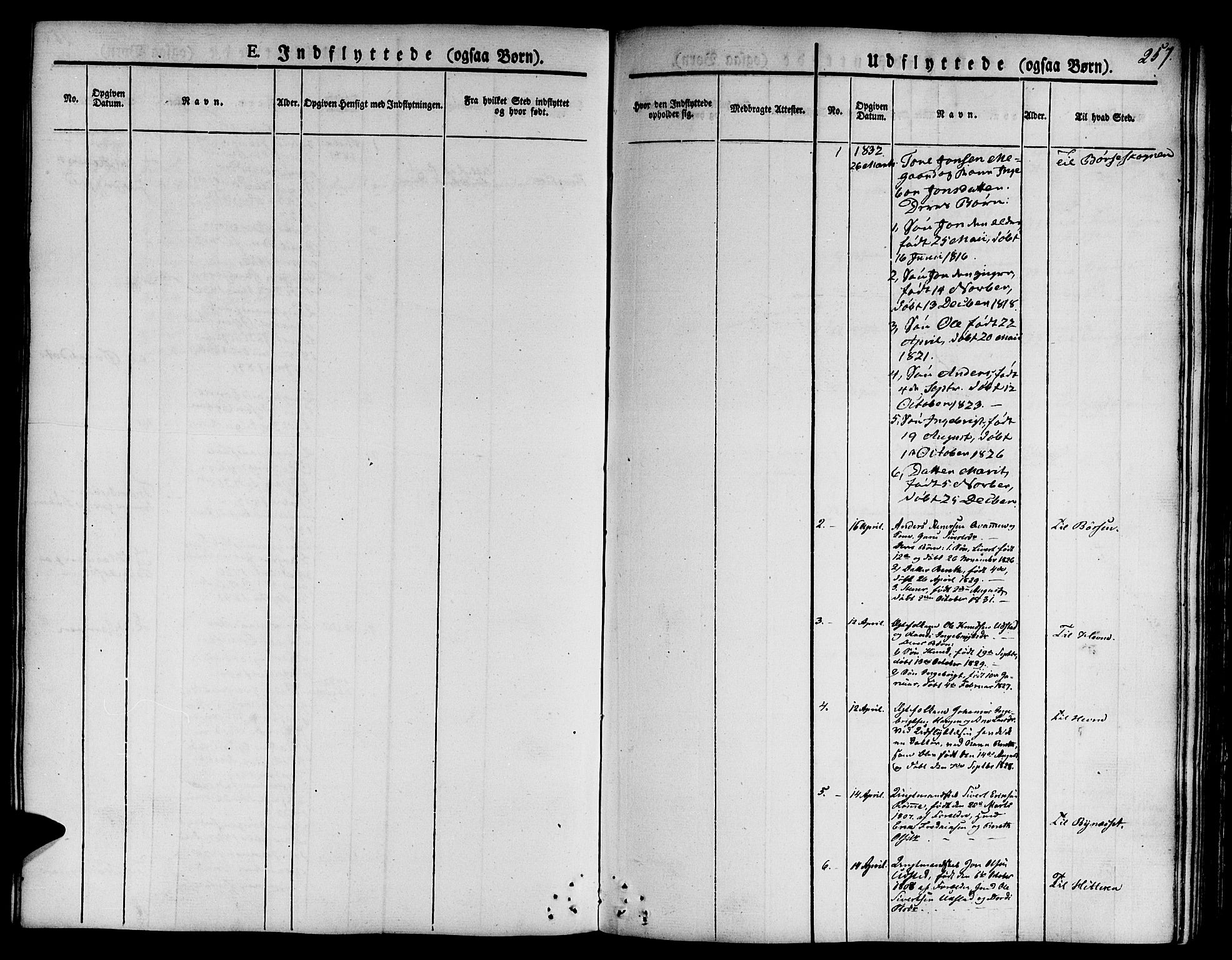 Ministerialprotokoller, klokkerbøker og fødselsregistre - Sør-Trøndelag, SAT/A-1456/668/L0804: Parish register (official) no. 668A04, 1826-1839, p. 257