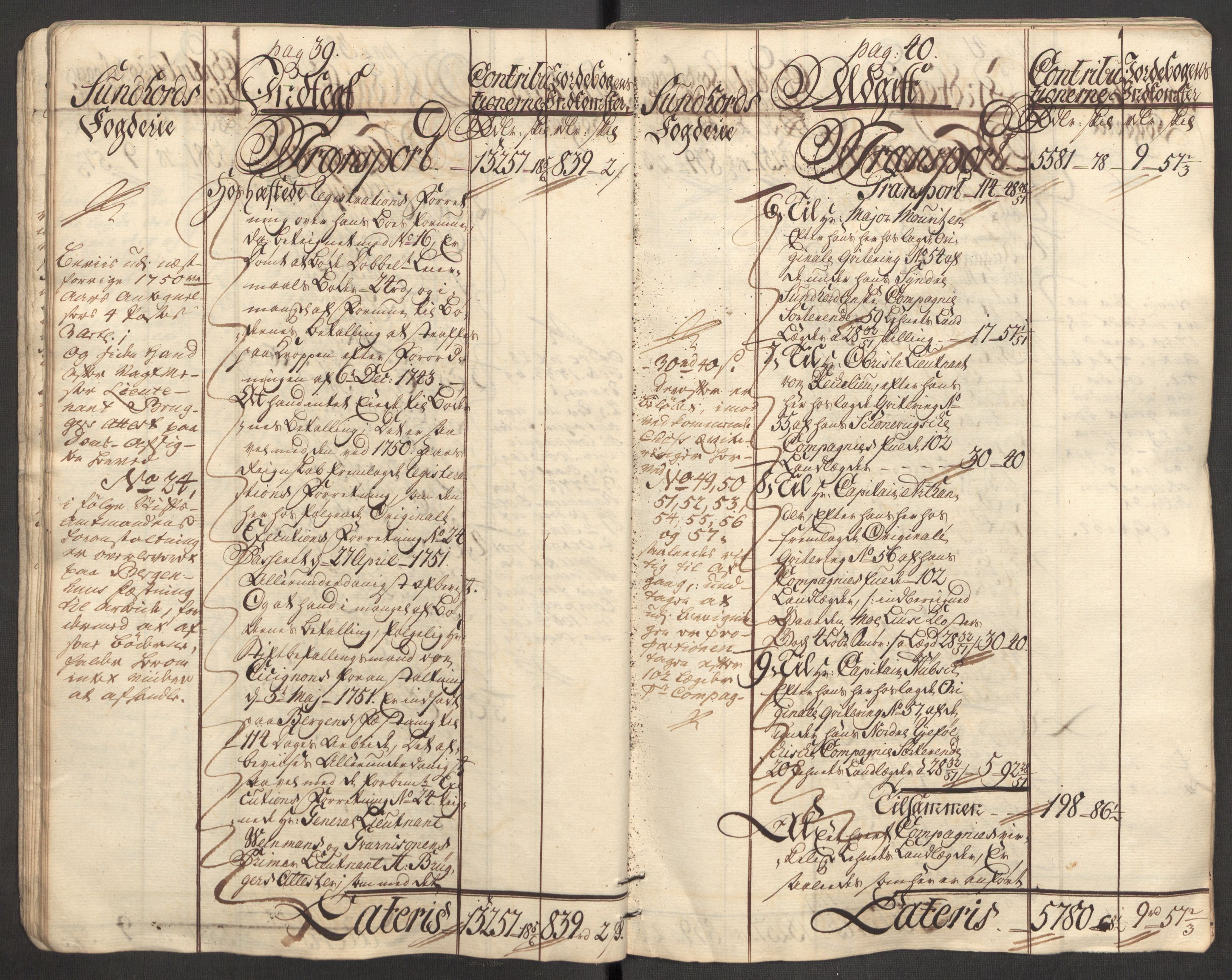 Rentekammeret inntil 1814, Reviderte regnskaper, Fogderegnskap, AV/RA-EA-4092/R48/L3056: Fogderegnskap Sunnhordland og Hardanger, 1751, p. 24