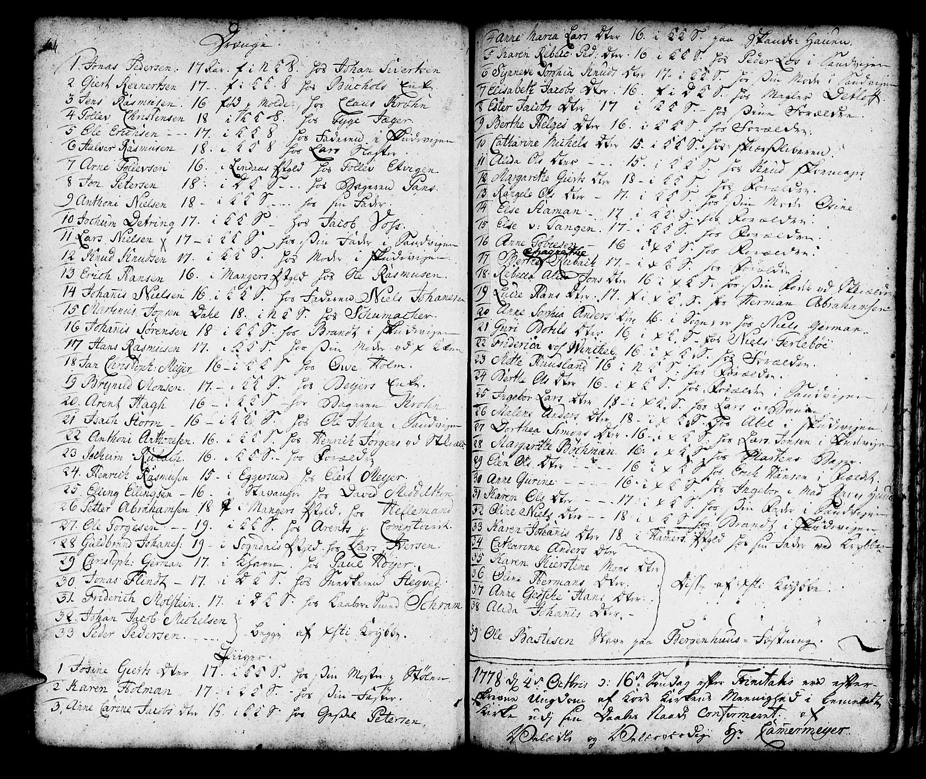 Korskirken sokneprestembete, SAB/A-76101/H/Haa/L0007: Parish register (official) no. A 7, 1736-1839, p. 76