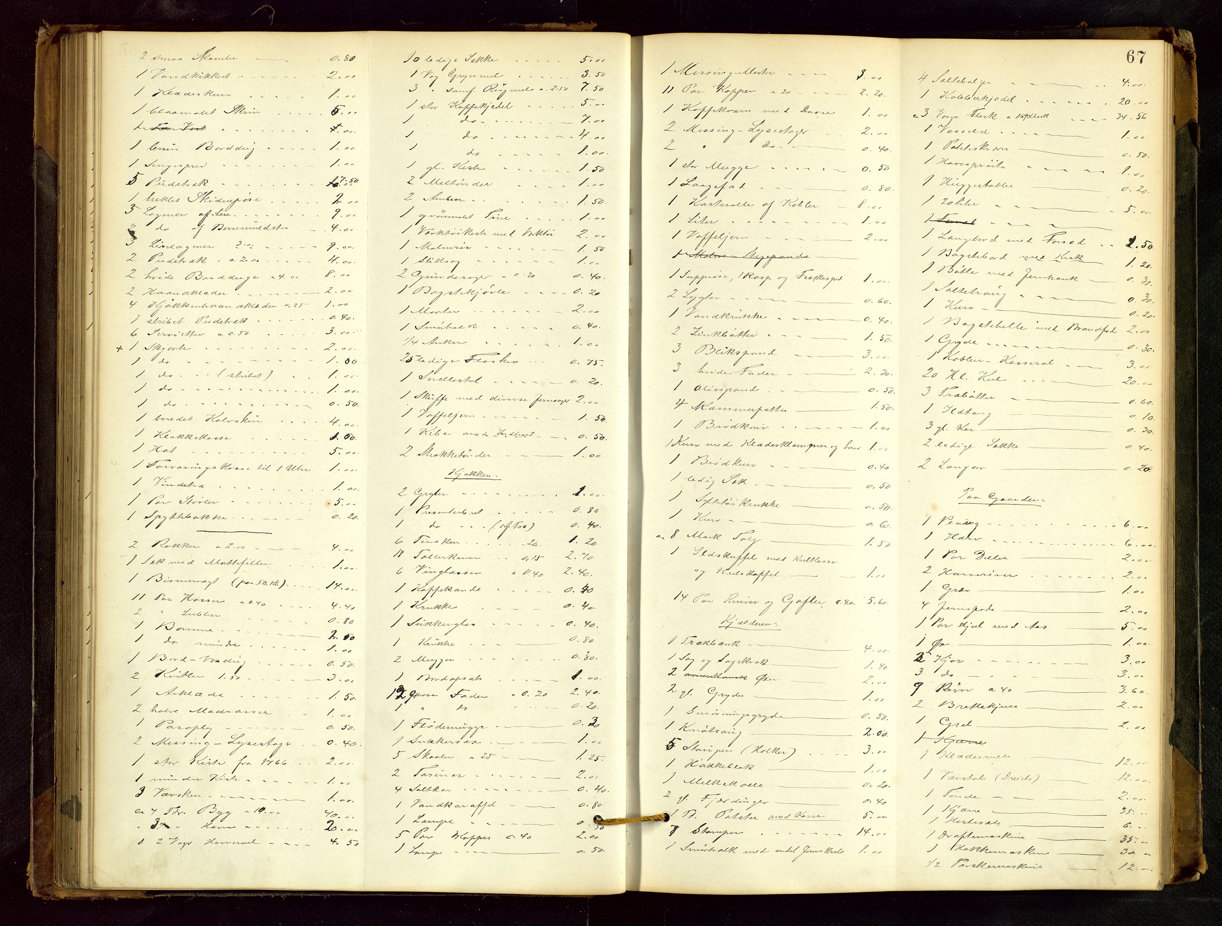 Haugesund tingrett, SAST/A-101415/01/IV/IVB/L0002: Skifteregistreringsprotokoll, med register, 1879-1898, p. 66b-67a