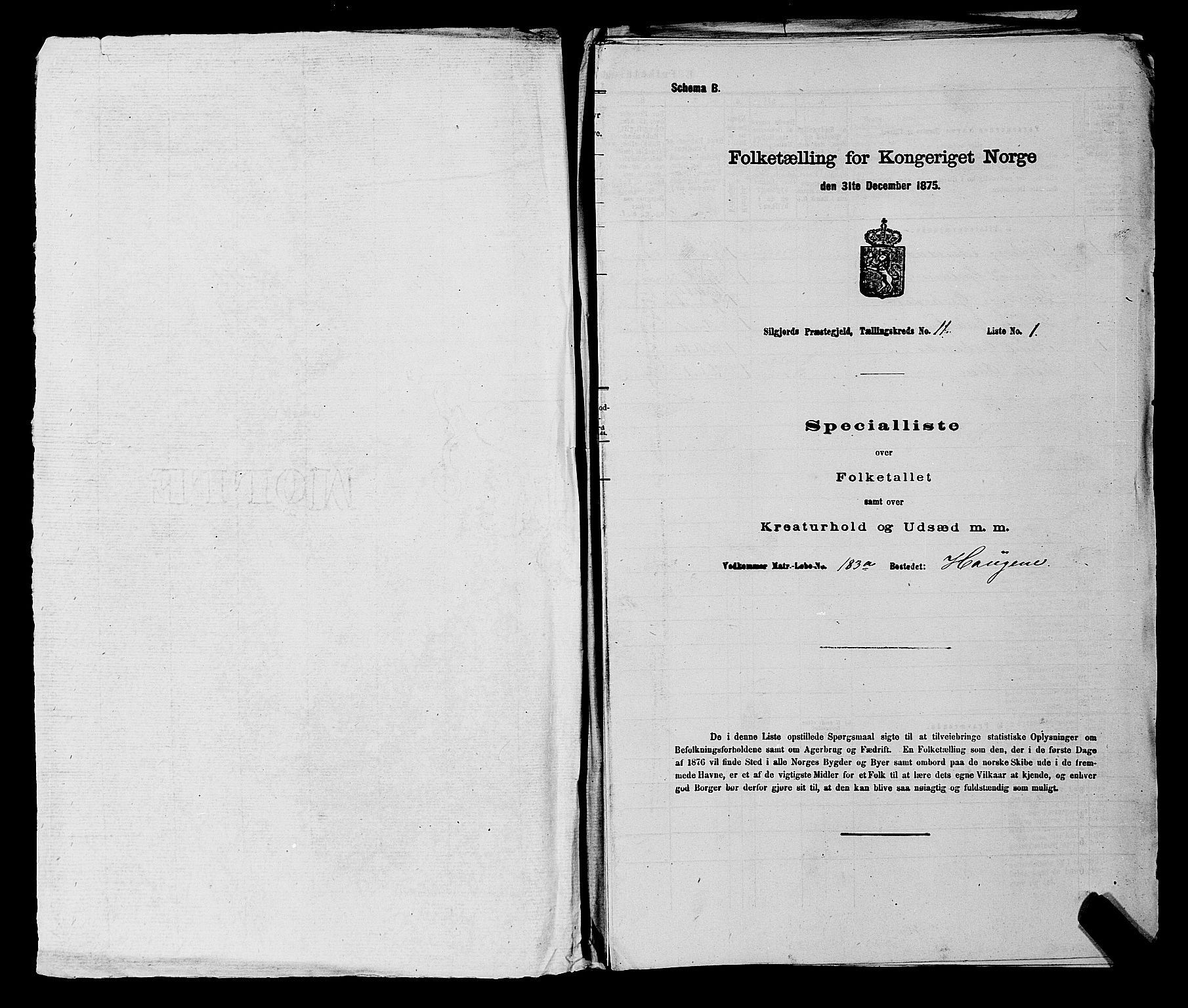 SAKO, 1875 census for 0828P Seljord, 1875, p. 1174