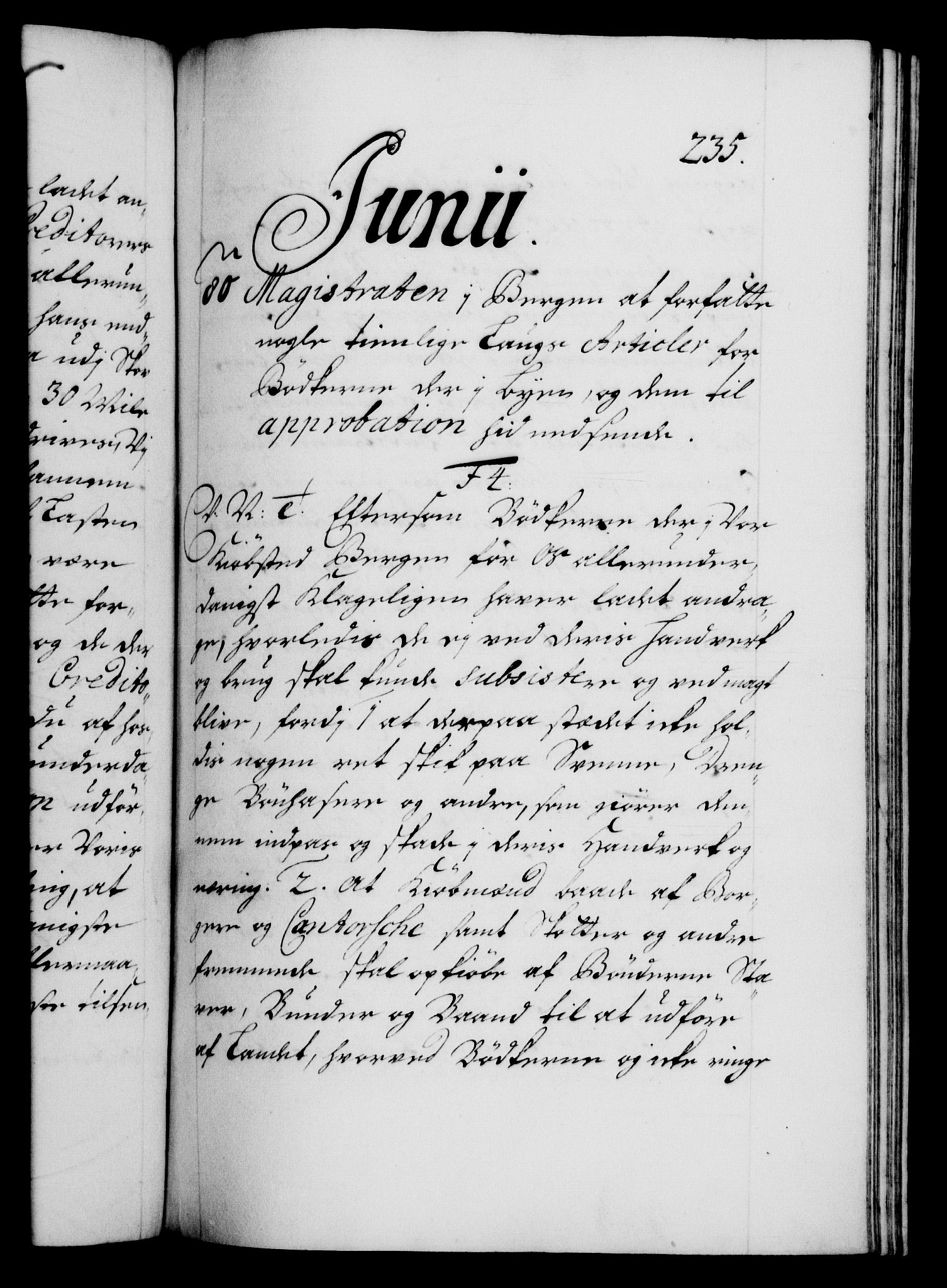 Danske Kanselli 1572-1799, AV/RA-EA-3023/F/Fc/Fca/Fcab/L0016: Norske tegnelser, 1699-1703, p. 235a