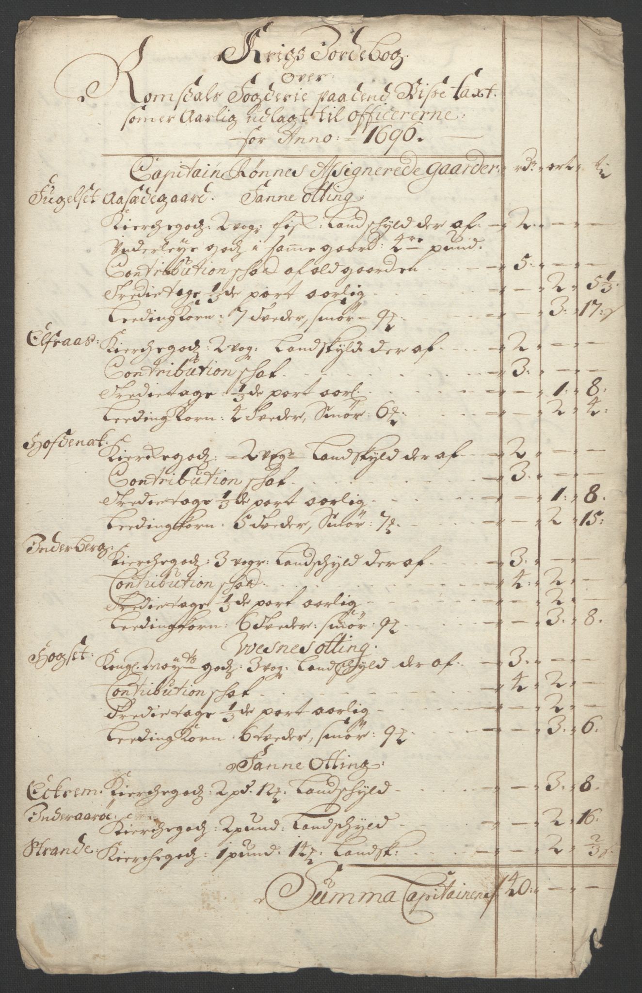 Rentekammeret inntil 1814, Reviderte regnskaper, Fogderegnskap, RA/EA-4092/R55/L3652: Fogderegnskap Romsdal, 1695-1696, p. 280