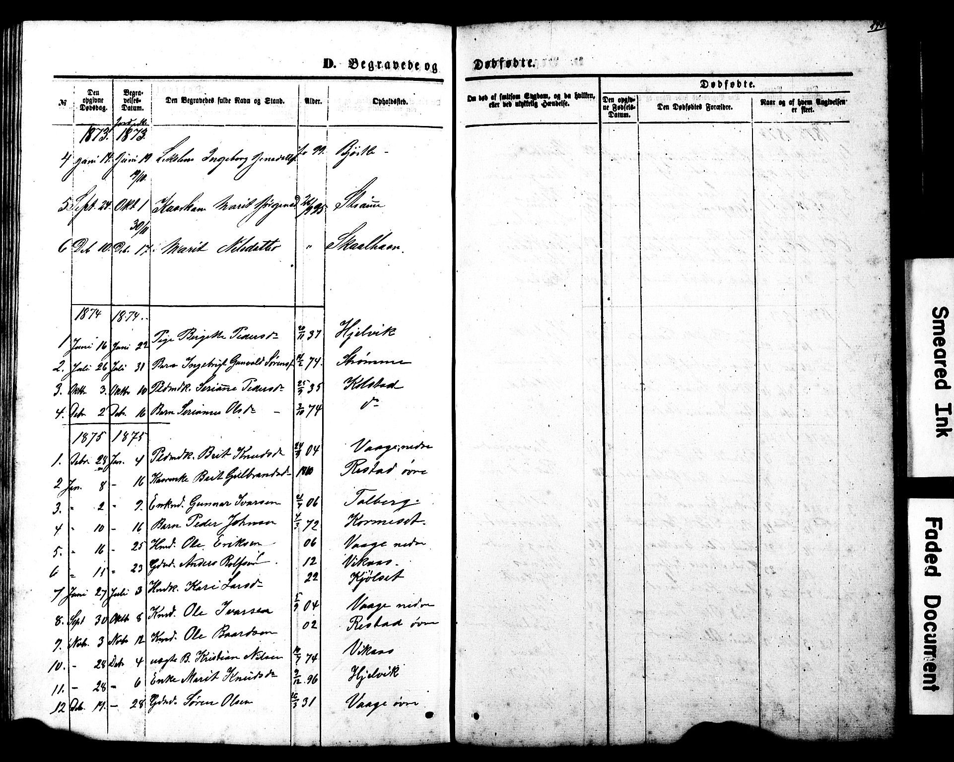 Ministerialprotokoller, klokkerbøker og fødselsregistre - Møre og Romsdal, SAT/A-1454/550/L0618: Parish register (copy) no. 550C01, 1870-1927, p. 243