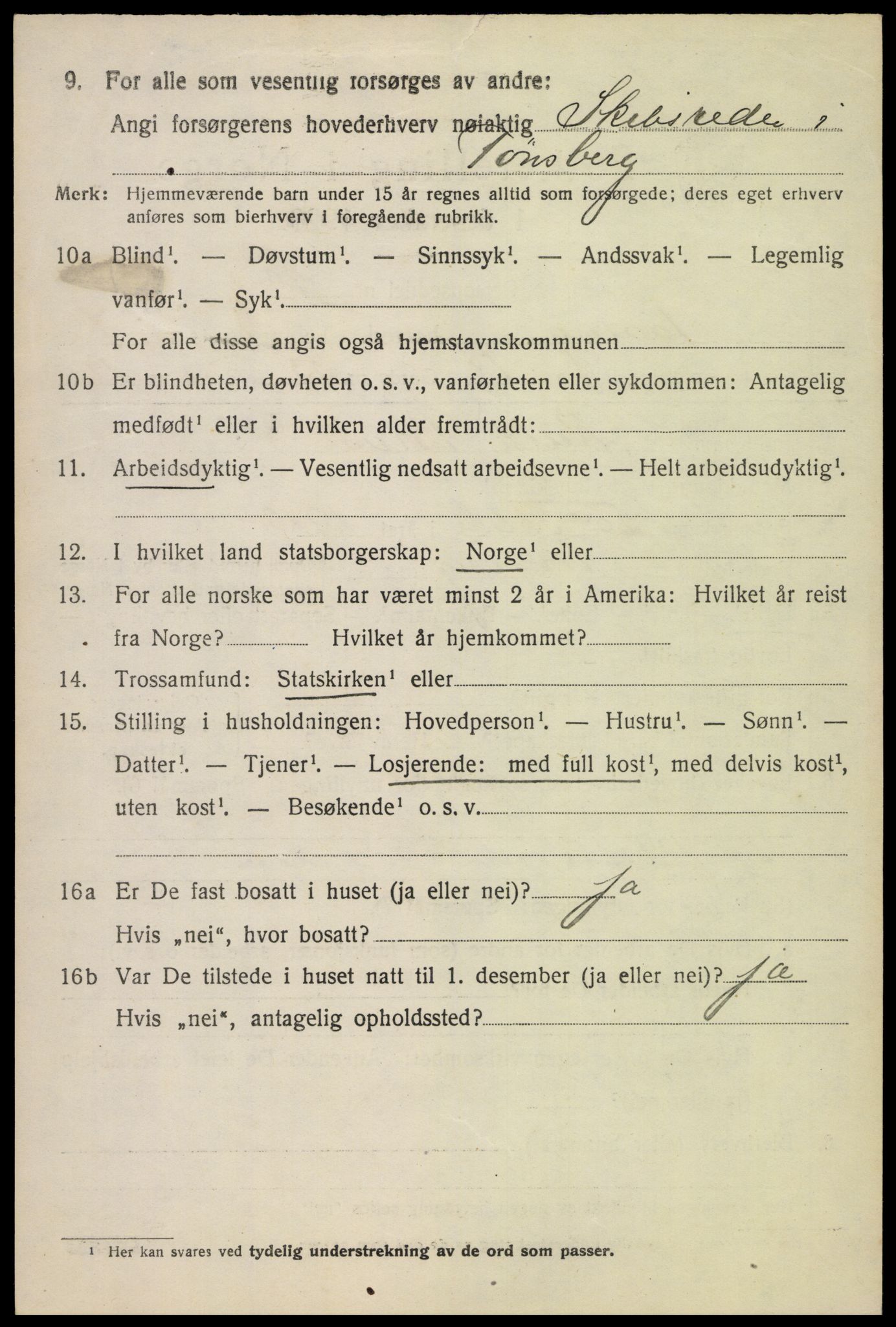SAH, 1920 census for Fåberg, 1920, p. 8149