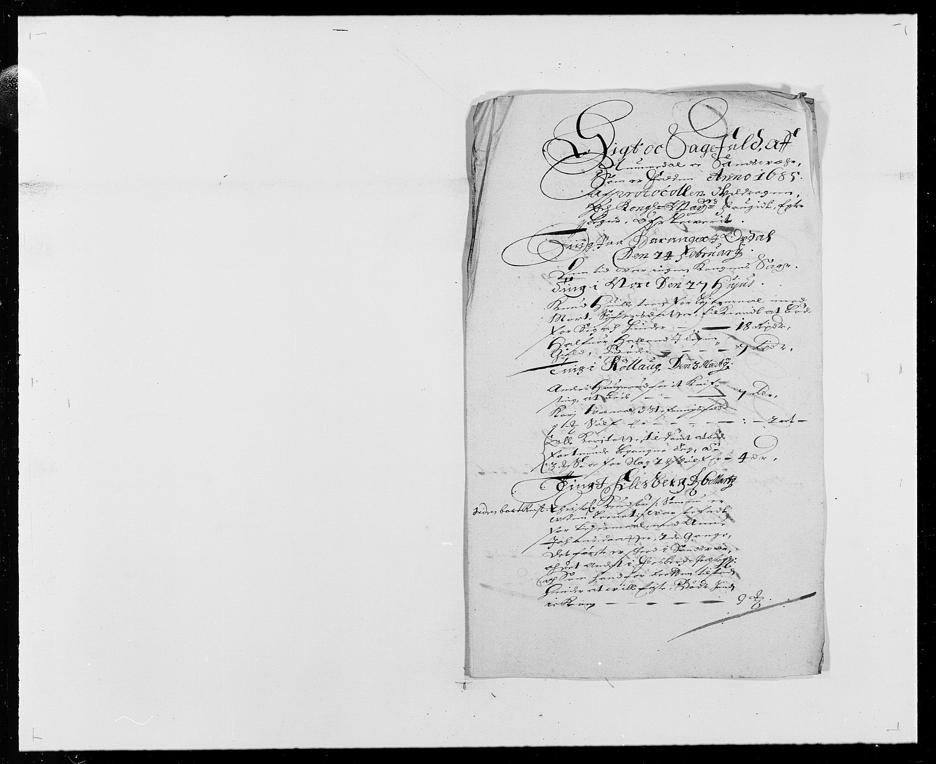 Rentekammeret inntil 1814, Reviderte regnskaper, Fogderegnskap, RA/EA-4092/R24/L1571: Fogderegnskap Numedal og Sandsvær, 1679-1686, p. 256