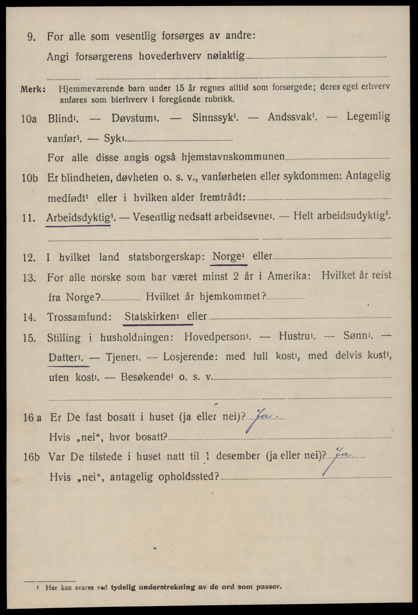 SAT, 1920 census for Haram, 1920, p. 980