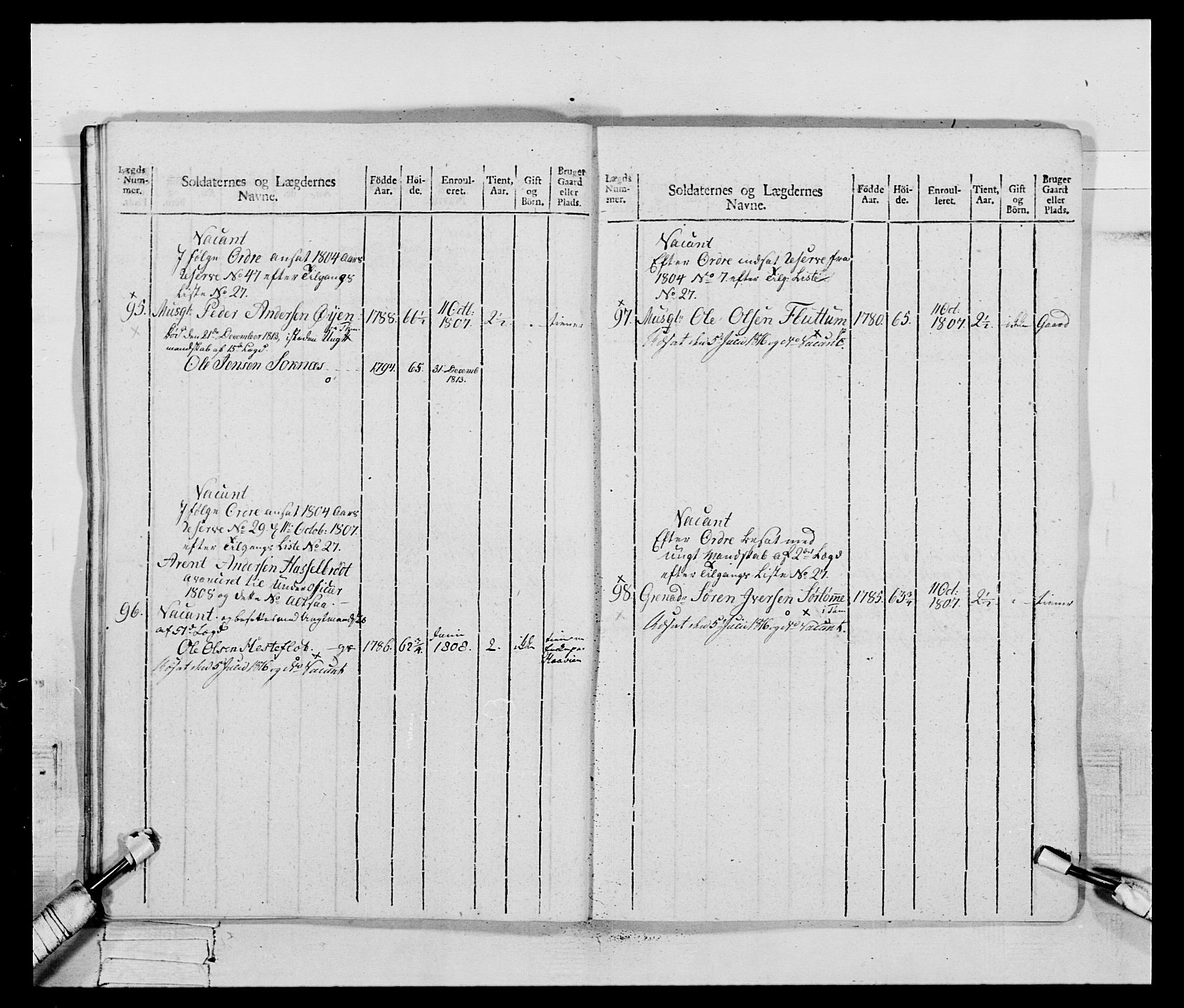 Generalitets- og kommissariatskollegiet, Det kongelige norske kommissariatskollegium, AV/RA-EA-5420/E/Eh/L0083c: 2. Trondheimske nasjonale infanteriregiment, 1810, p. 123