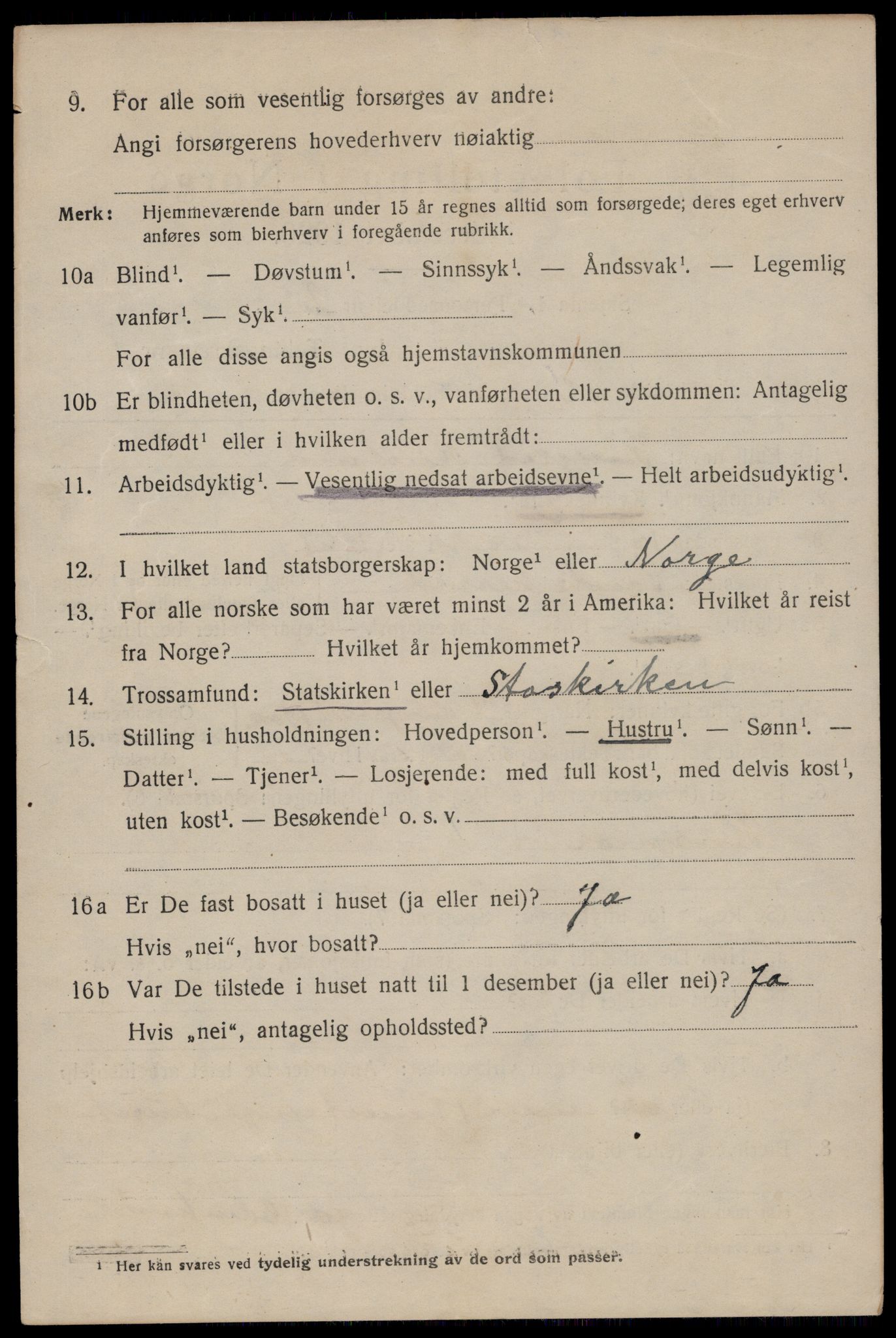 SAST, 1920 census for Stavanger, 1920, p. 33197