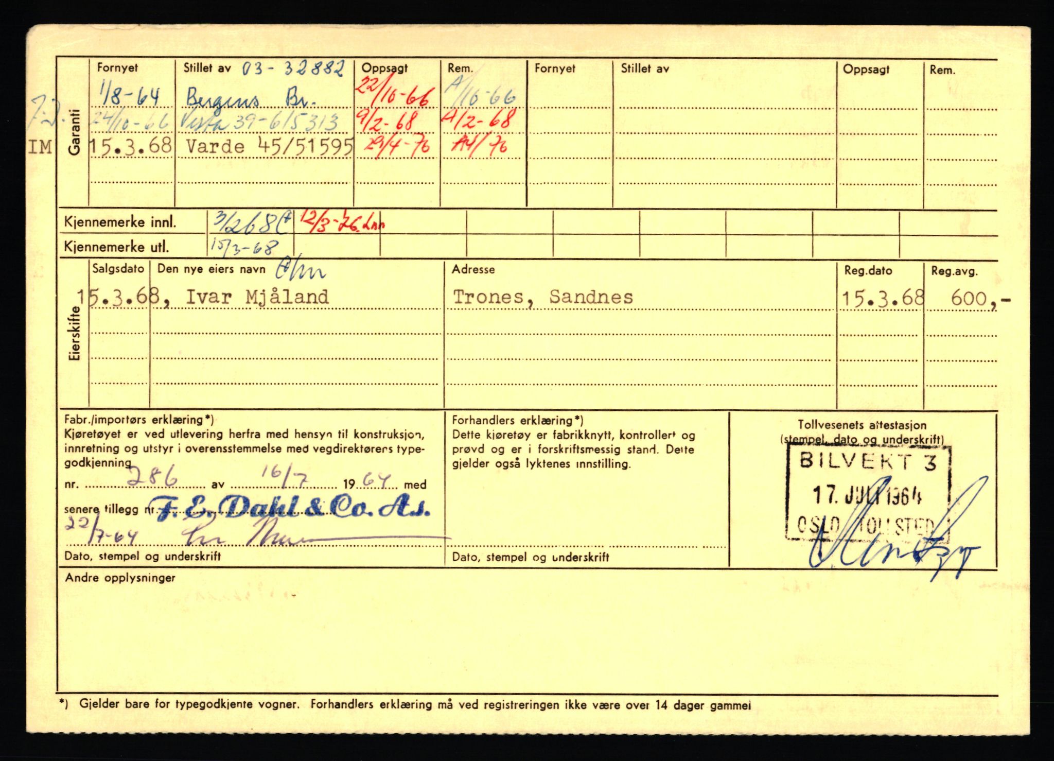 Stavanger trafikkstasjon, AV/SAST-A-101942/0/F/L0068: L-75000 - L-76799, 1930-1971, p. 2020