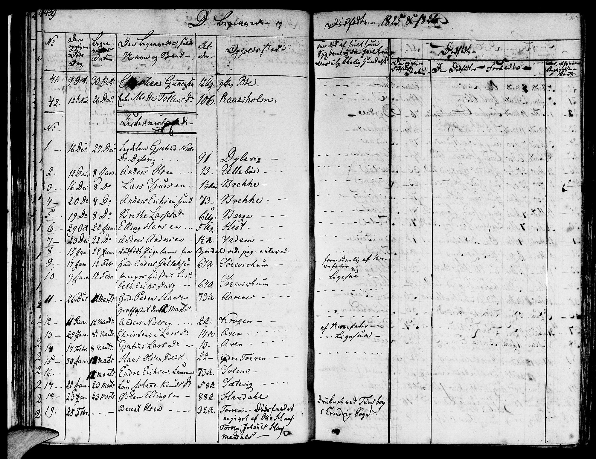 Lavik sokneprestembete, AV/SAB-A-80901: Parish register (official) no. A 2II, 1821-1842, p. 439