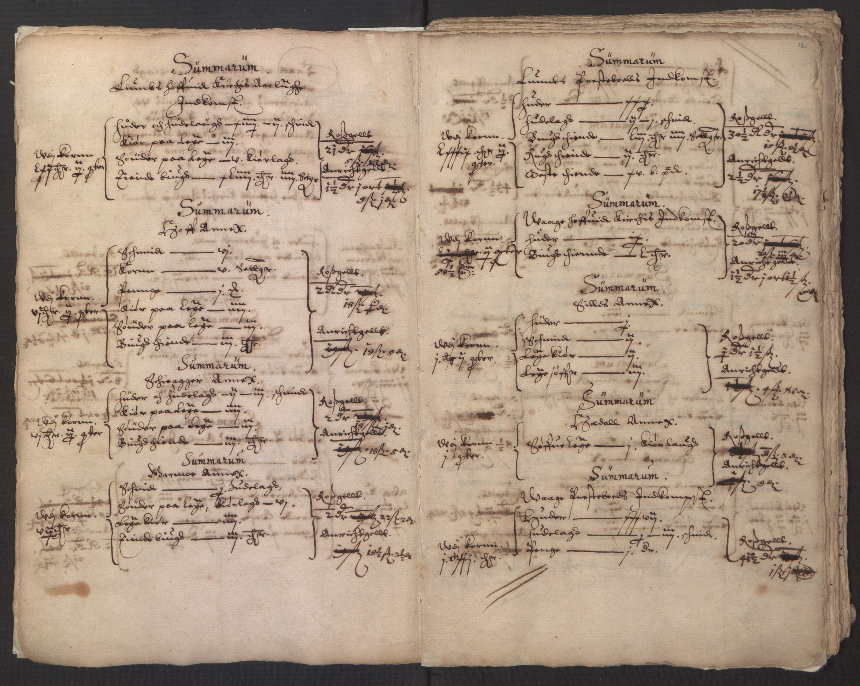 Stattholderembetet 1572-1771, AV/RA-EA-2870/Ek/L0014/0001: Jordebøker til utlikning av rosstjeneste 1624-1626: / Kirke- og prestebolsinntekter i Oslo og Hamar bispedømme, 1625-1626, p. 14