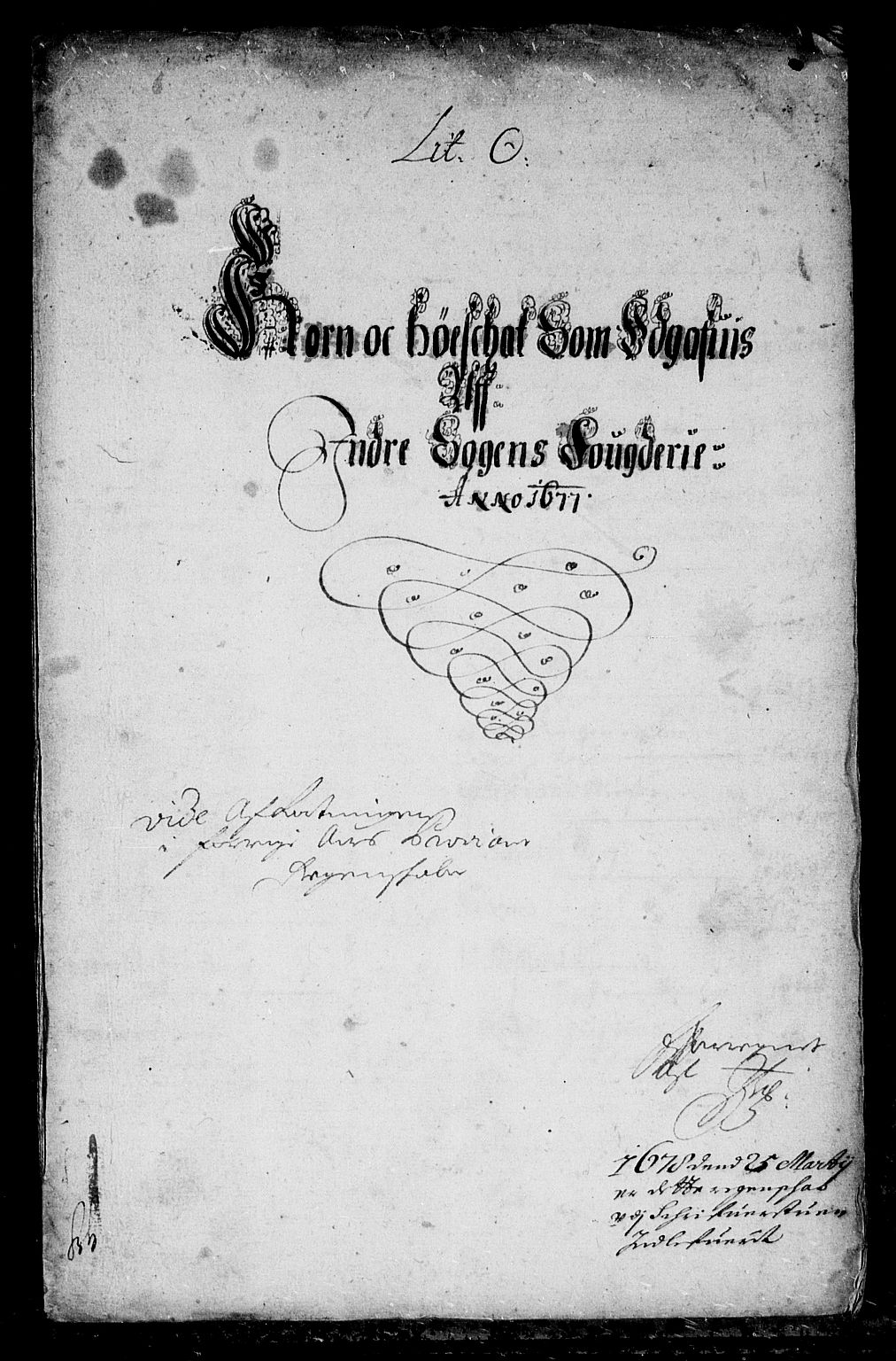 Rentekammeret inntil 1814, Reviderte regnskaper, Stiftamtstueregnskaper, Bergen stiftamt, RA/EA-6043/R/Rc/L0050: Bergen stiftamt, 1677-1678