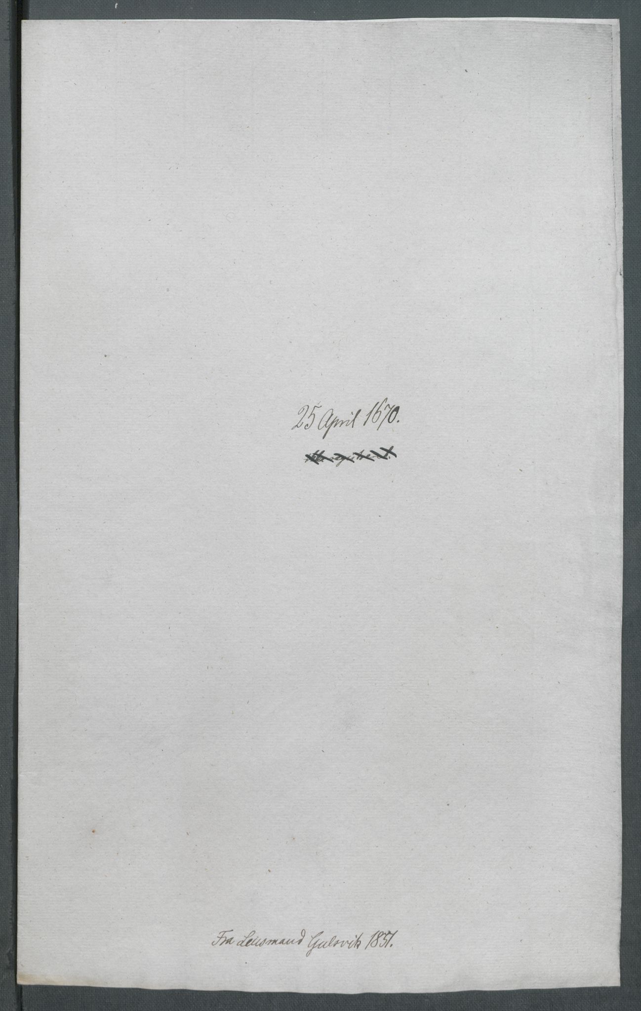 Riksarkivets diplomsamling, AV/RA-EA-5965/F02/L0171: Dokumenter, 1667-1670, p. 233