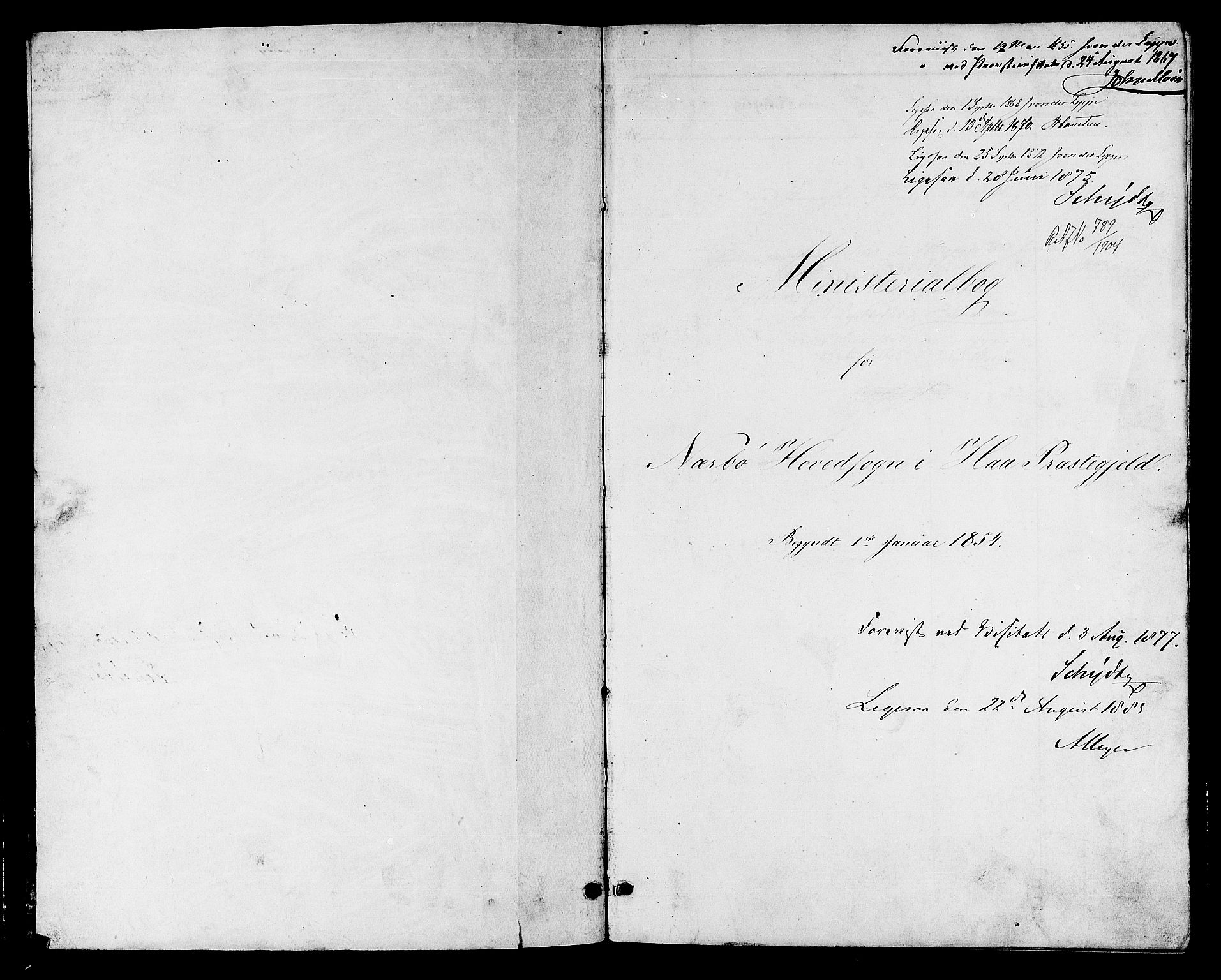 Hå sokneprestkontor, SAST/A-101801/001/30BB/L0001: Parish register (copy) no. B 1, 1854-1883