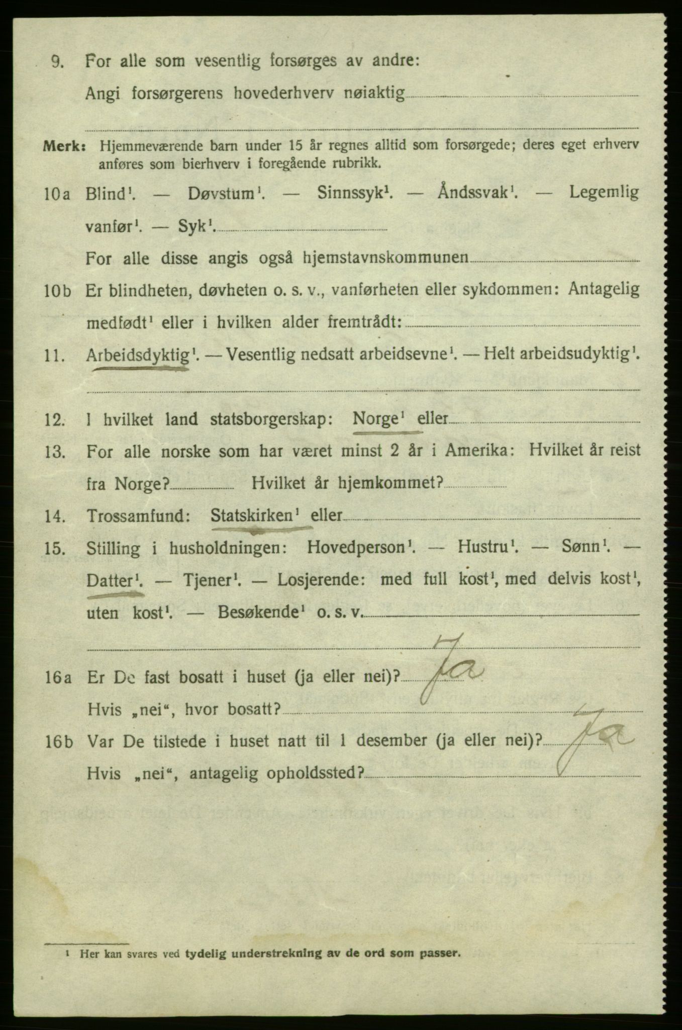 SAO, 1920 census for Fredrikshald, 1920, p. 24601