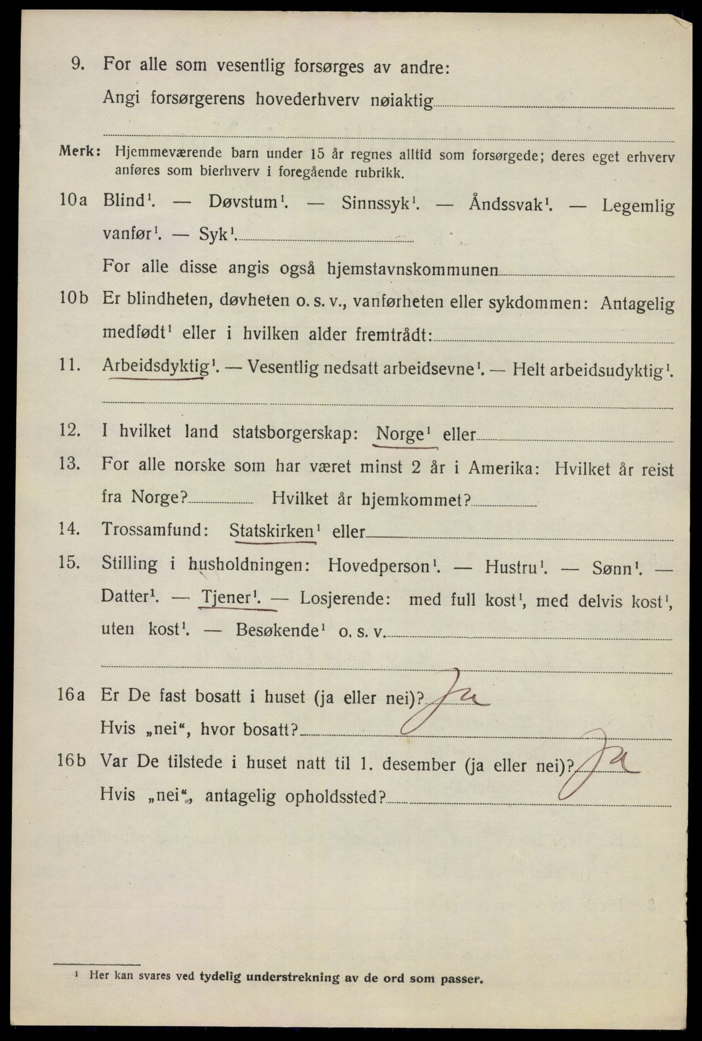 SAO, 1920 census for Feiring, 1920, p. 2181