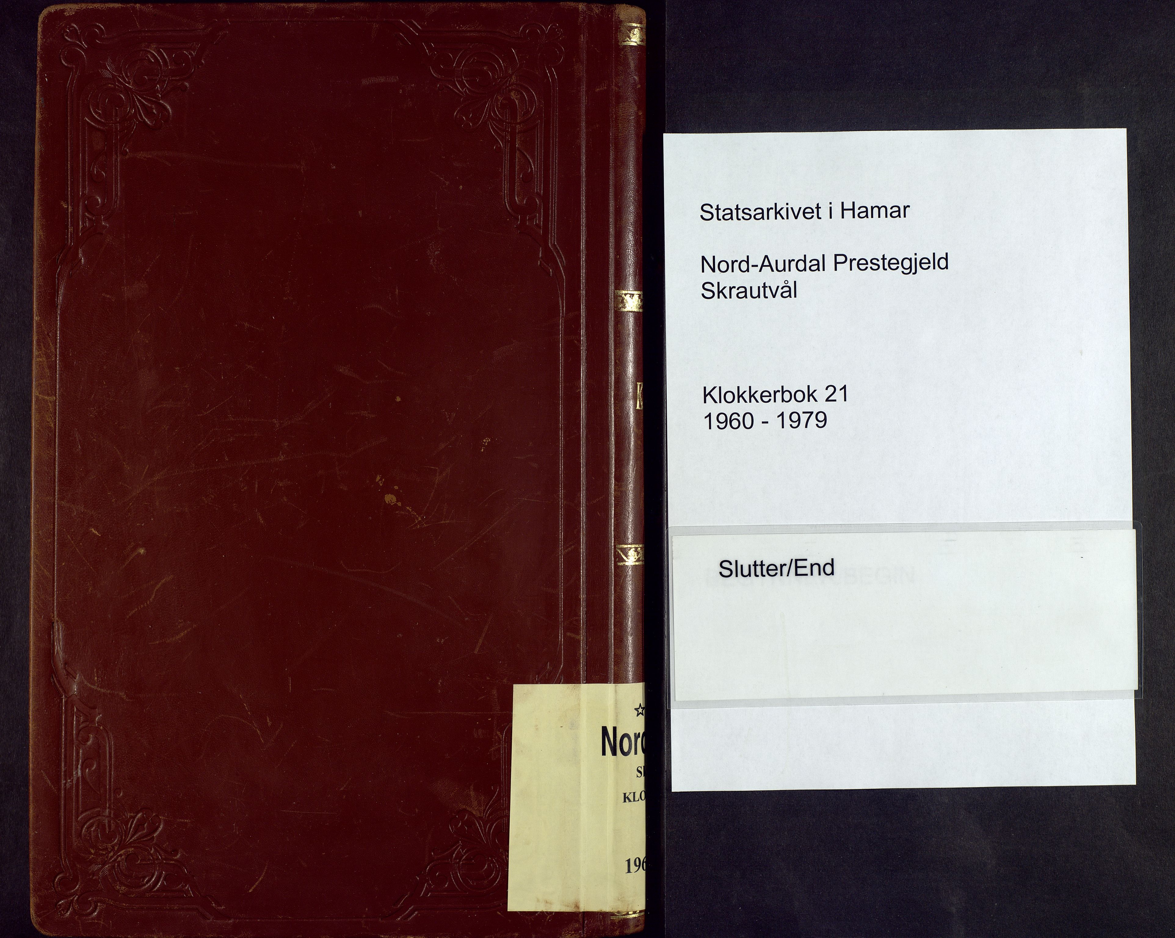 Nord-Aurdal prestekontor, AV/SAH-PREST-132/H/Ha/Hab/L0021: Parish register (copy) no. 21, 1960-1979