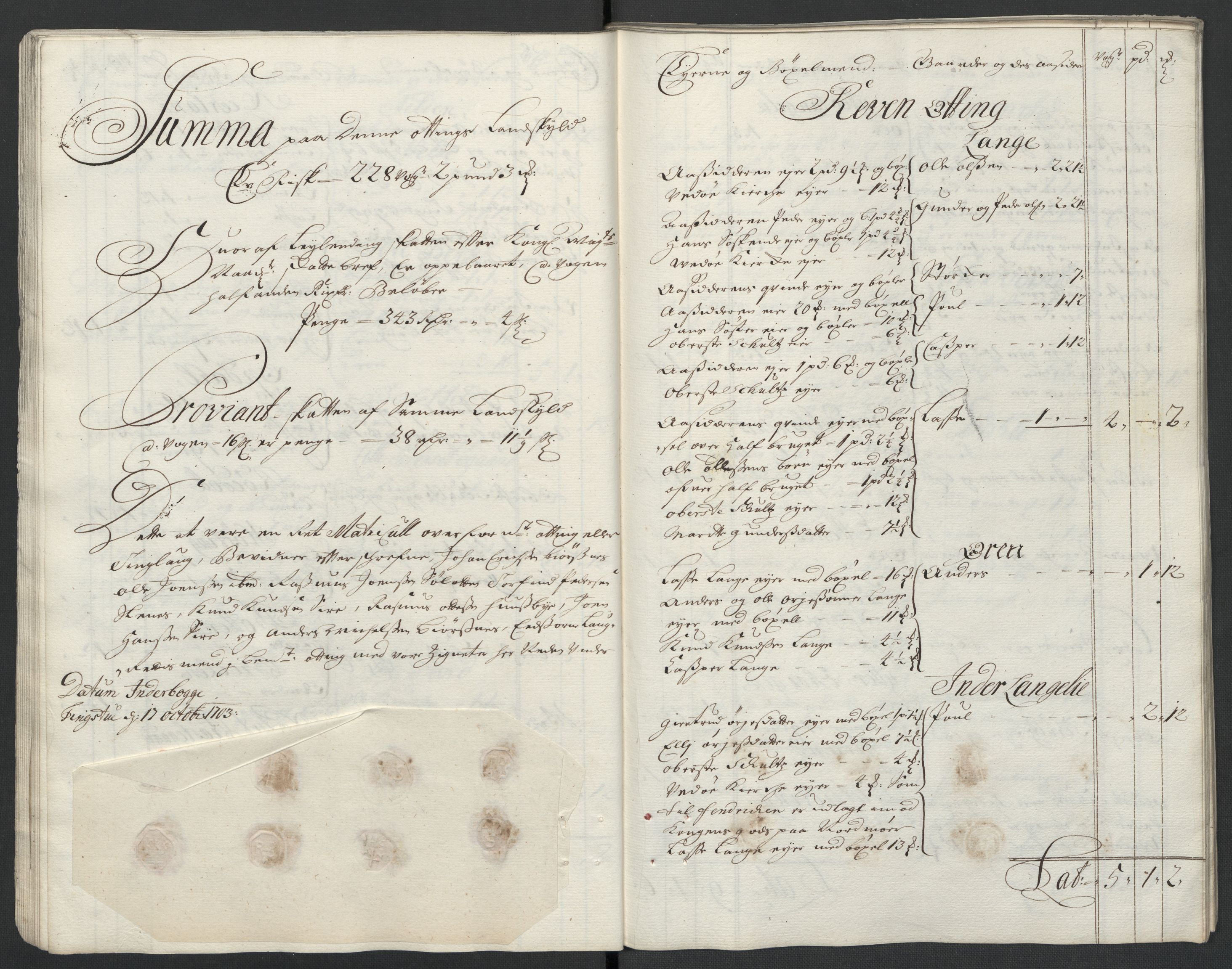 Rentekammeret inntil 1814, Reviderte regnskaper, Fogderegnskap, RA/EA-4092/R55/L3656: Fogderegnskap Romsdal, 1703-1705, p. 32