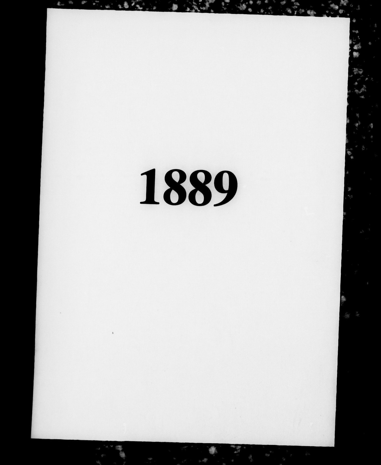 Fattigvesenet, OBA/A-20045/Fb/L0009: Hjemstavnsregister, 1889, p. 1