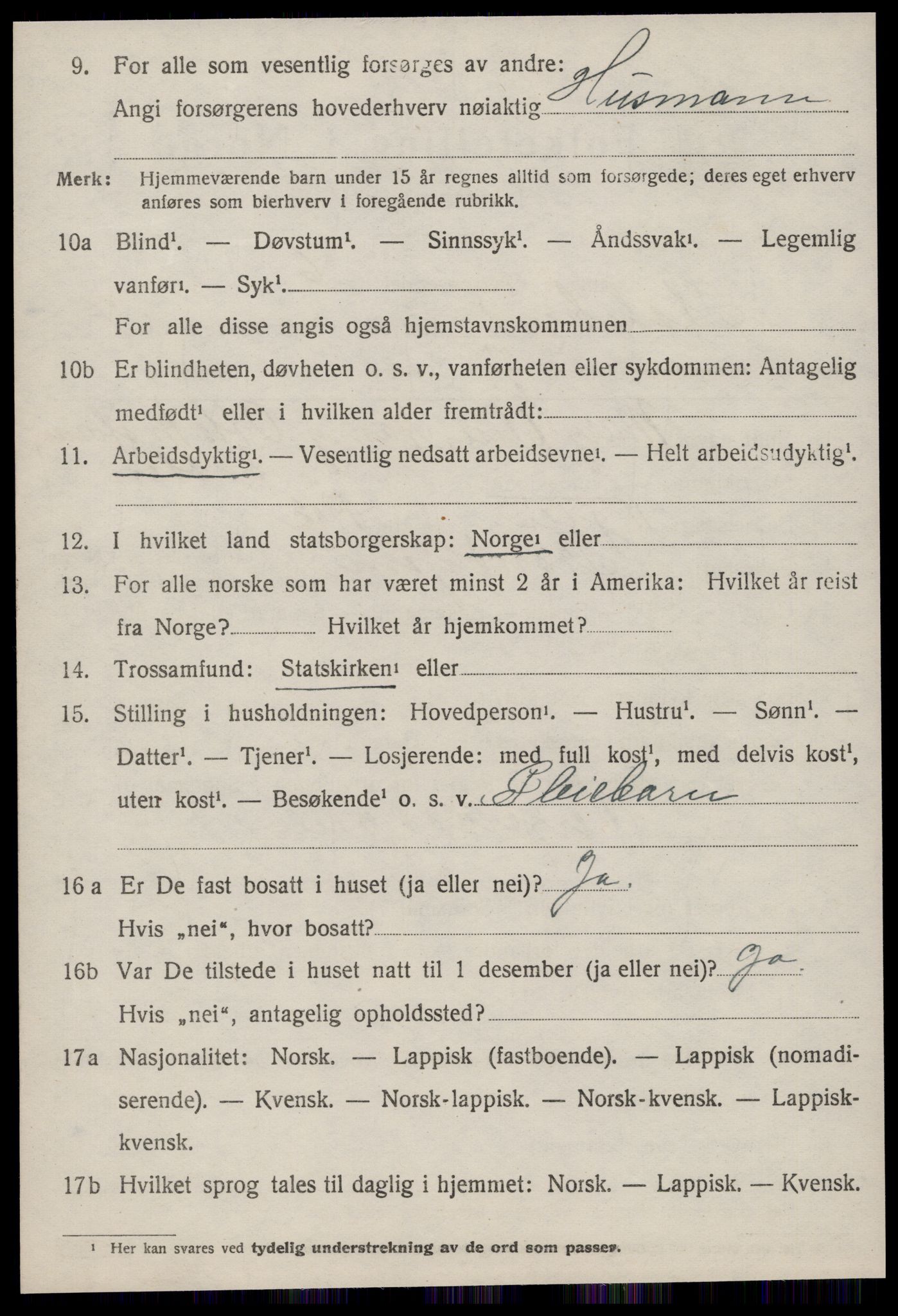 SAT, 1920 census for Stadsbygd, 1920, p. 3859