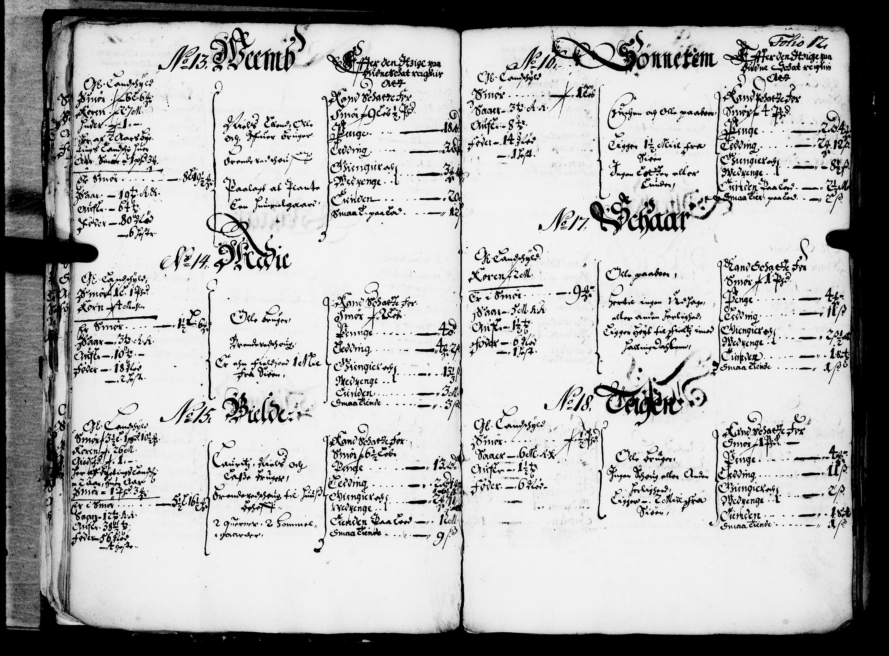 Rentekammeret inntil 1814, Realistisk ordnet avdeling, AV/RA-EA-4070/N/Nb/Nba/L0042: Ytre Sogn fogderi, 1667, p. 11b-12a