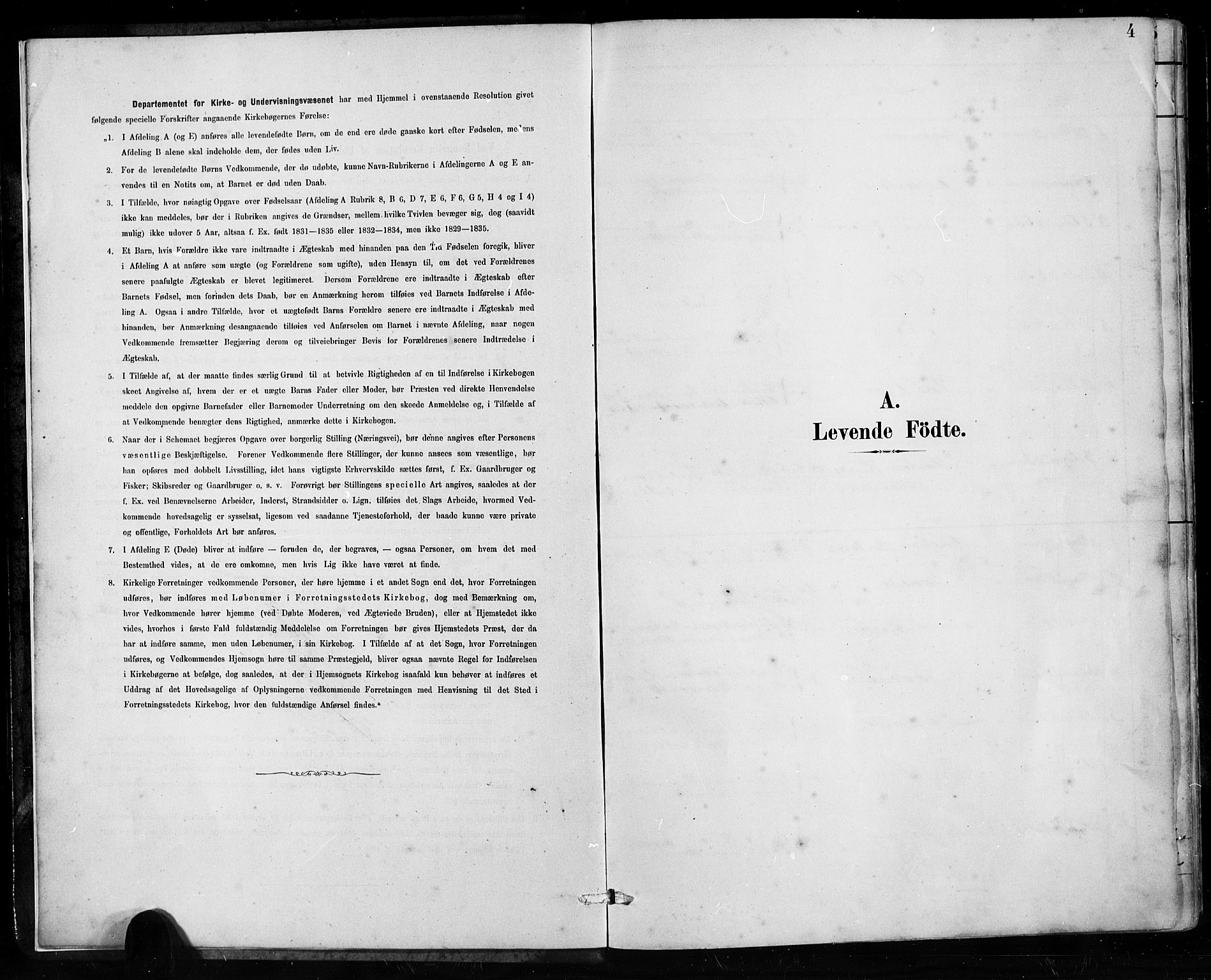 Gaular sokneprestembete, SAB/A-80001/H/Hab: Parish register (copy) no. B 3, 1882-1913, p. 4