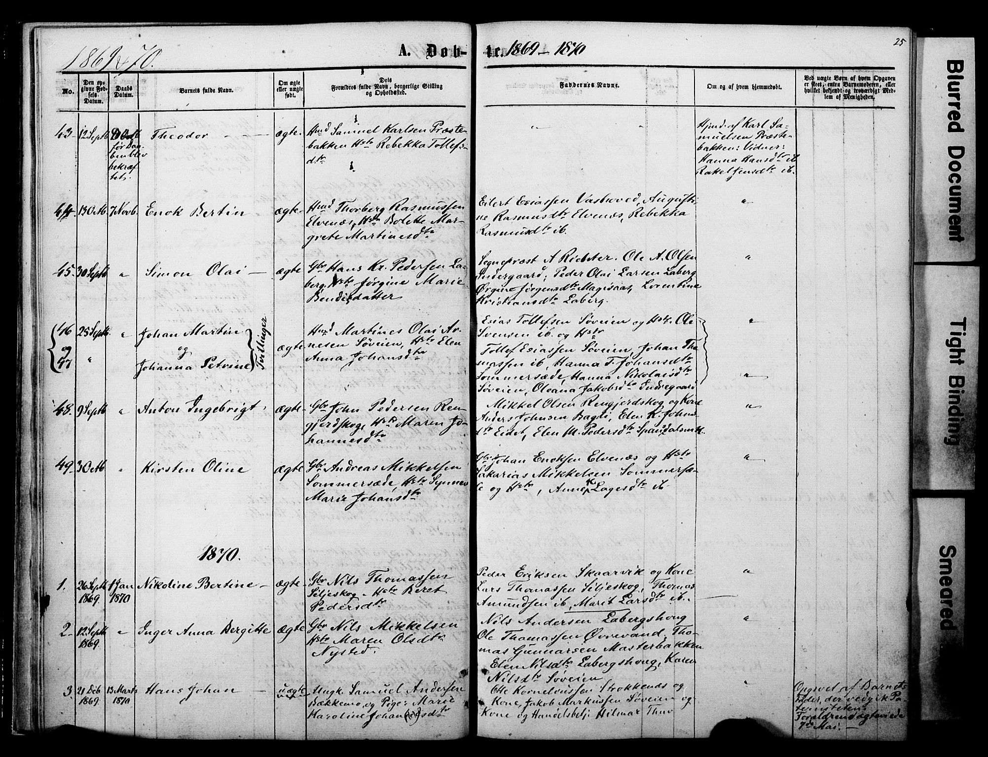 Ibestad sokneprestembete, SATØ/S-0077/H/Ha/Haa/L0013kirke: Parish register (official) no. 13, 1865-1879, p. 25