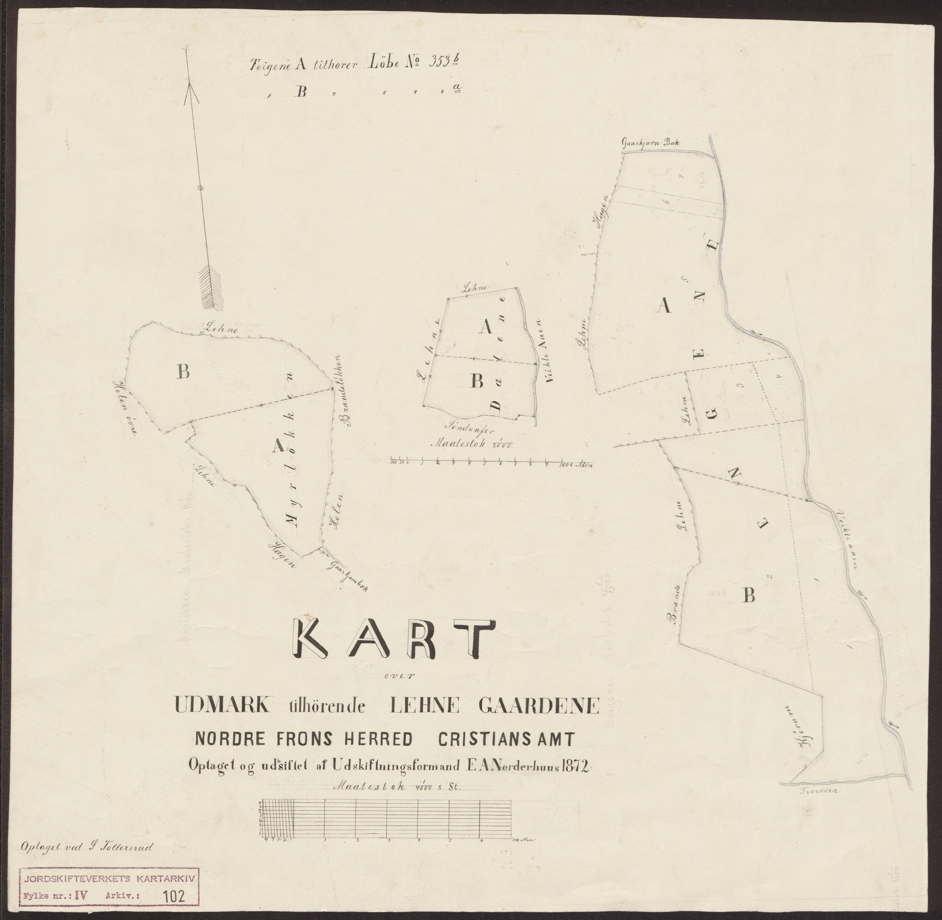 Jordskifteverkets kartarkiv, RA/S-3929/T, 1859-1988, p. 147