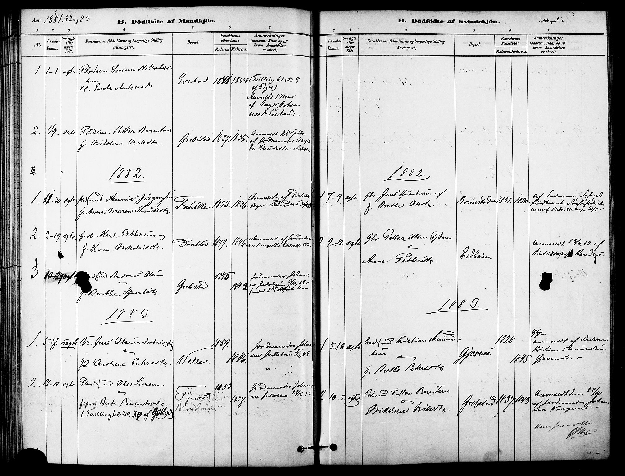 Ministerialprotokoller, klokkerbøker og fødselsregistre - Møre og Romsdal, AV/SAT-A-1454/523/L0334: Parish register (official) no. 523A01, 1878-1891