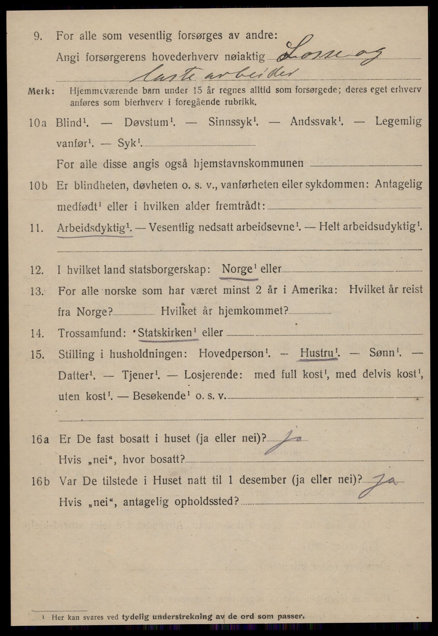 SAT, 1920 census for Ålesund, 1920, p. 10867