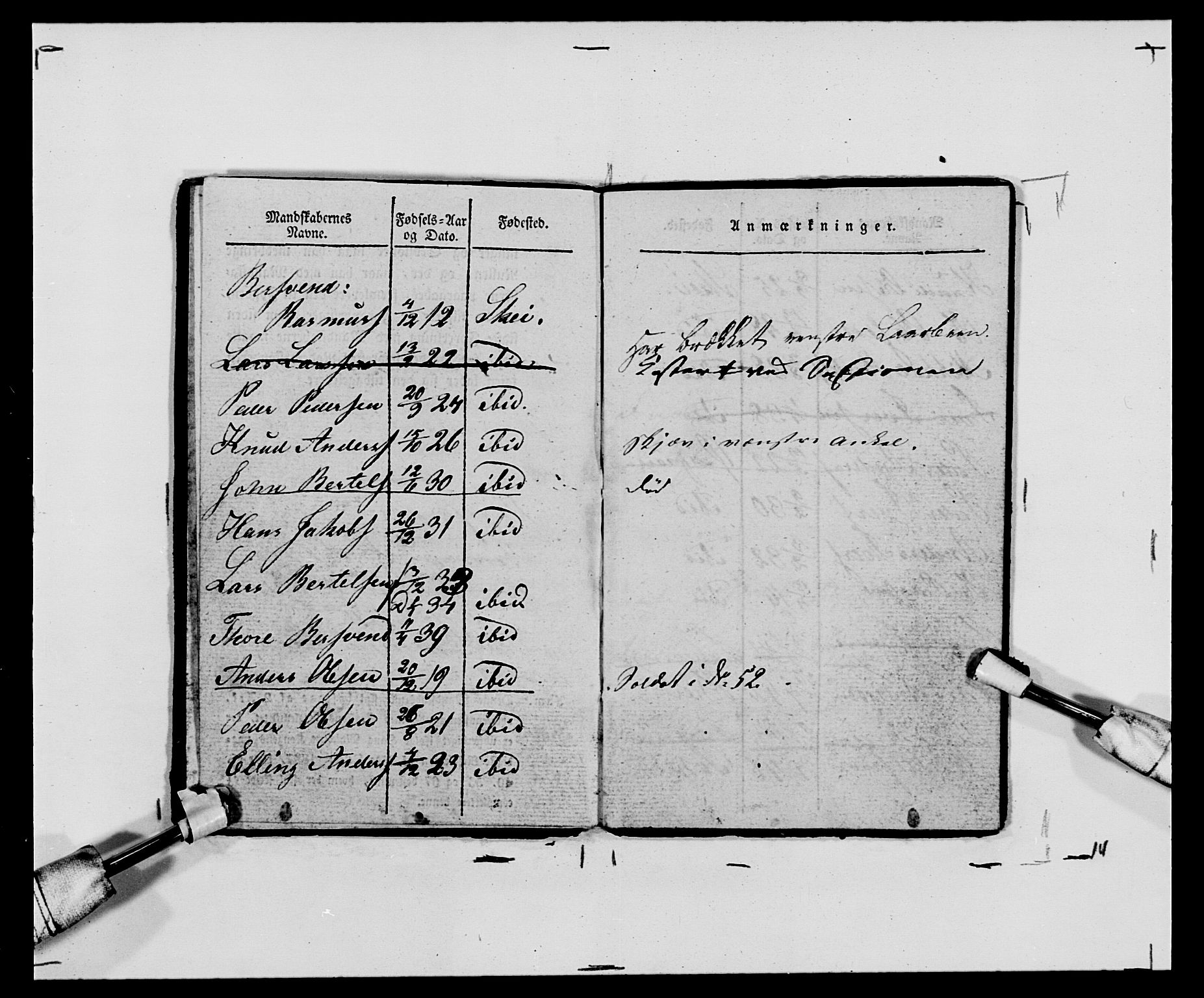 Generalitets- og kommissariatskollegiet, Det kongelige norske kommissariatskollegium, AV/RA-EA-5420/E/Eh/L0120: Tingvollske kompani, 1850-1870, p. 131