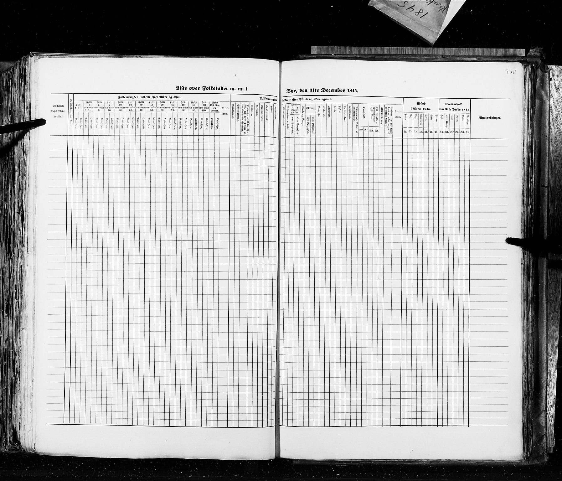 RA, Census 1845, vol. 10: Cities, 1845, p. 338