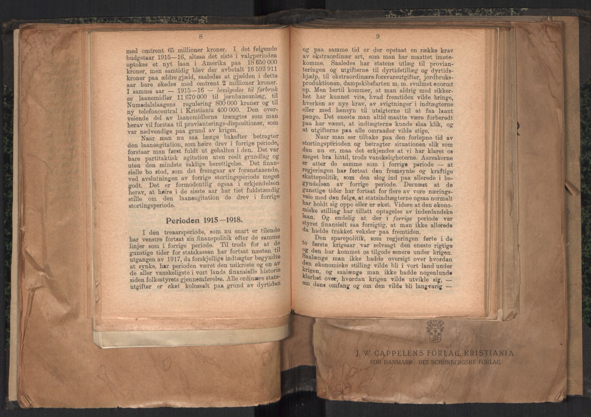 Venstres Hovedorganisasjon, RA/PA-0876/X/L0001: De eldste skrifter, 1860-1936, p. 125