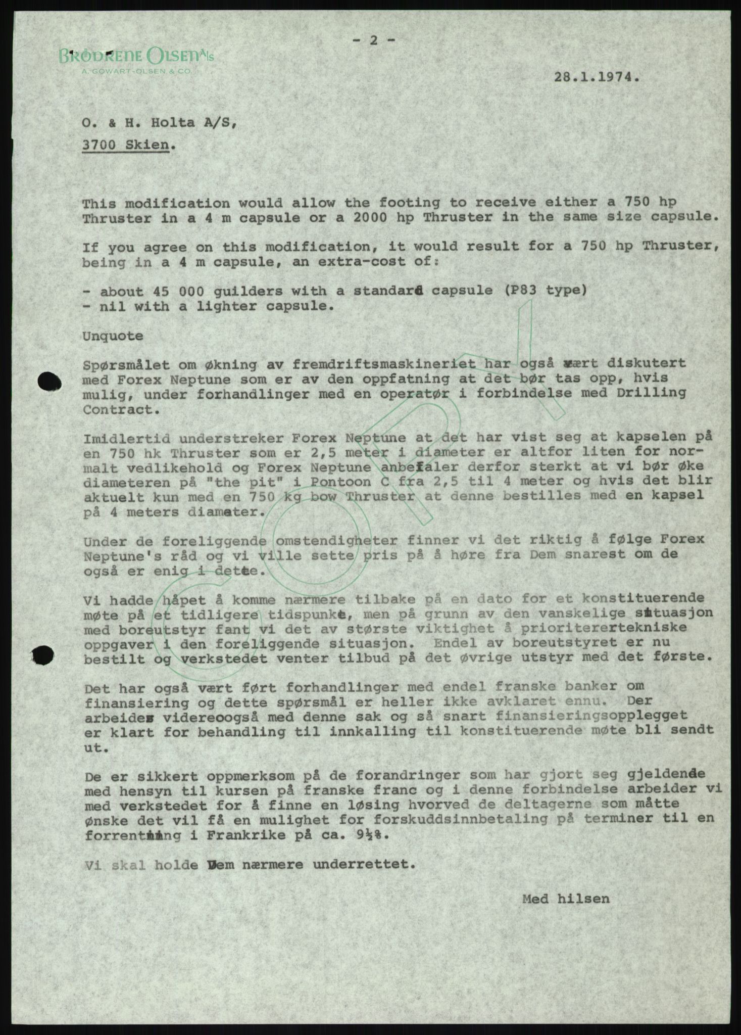 Pa 1503 - Stavanger Drilling AS, AV/SAST-A-101906/D/L0006: Korrespondanse og saksdokumenter, 1974-1984, p. 778