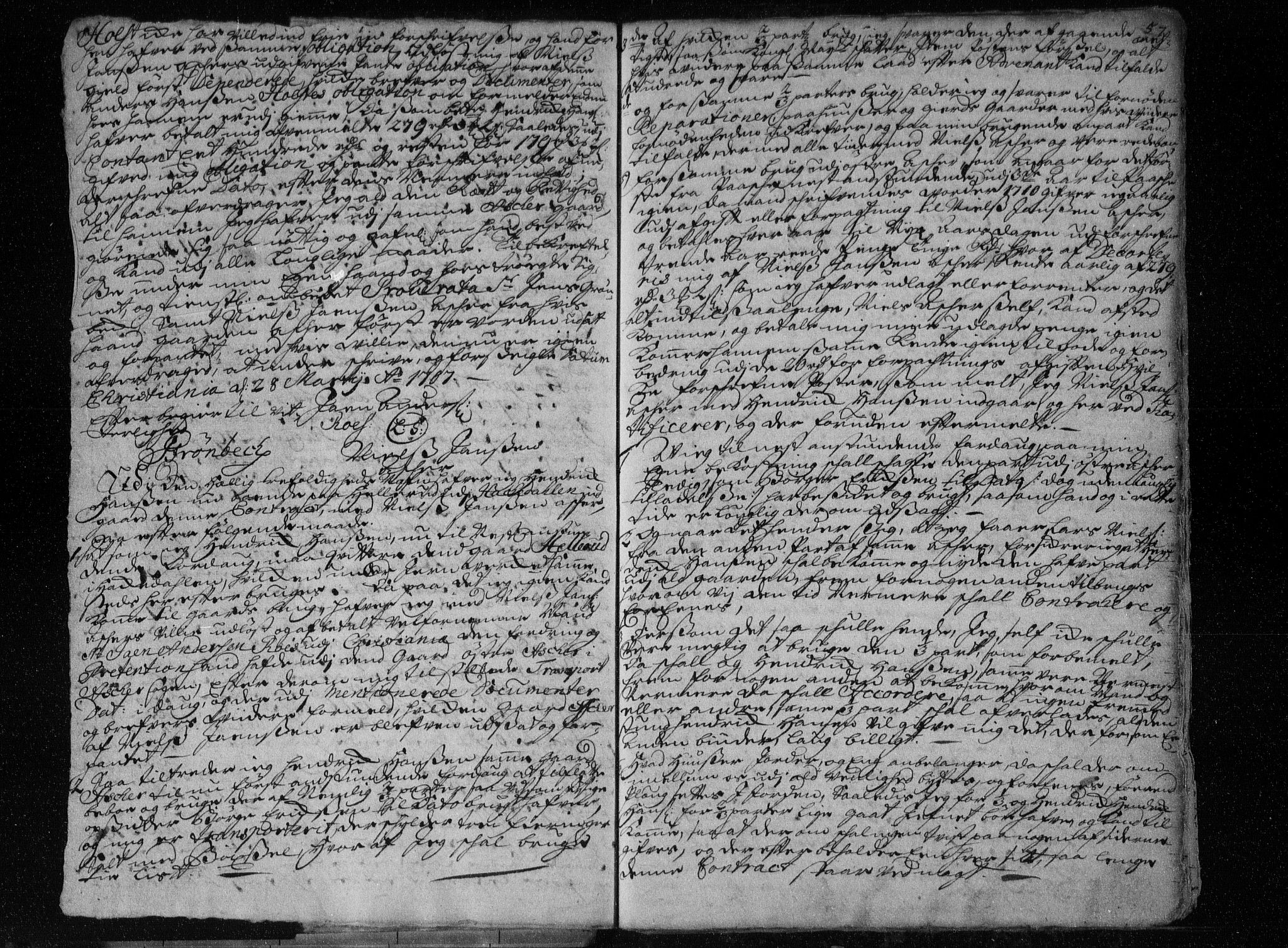 Aker sorenskriveri, AV/SAO-A-10895/G/Gb/Gba/L0000b: Mortgage book no. I II, 1701-1709, p. 57