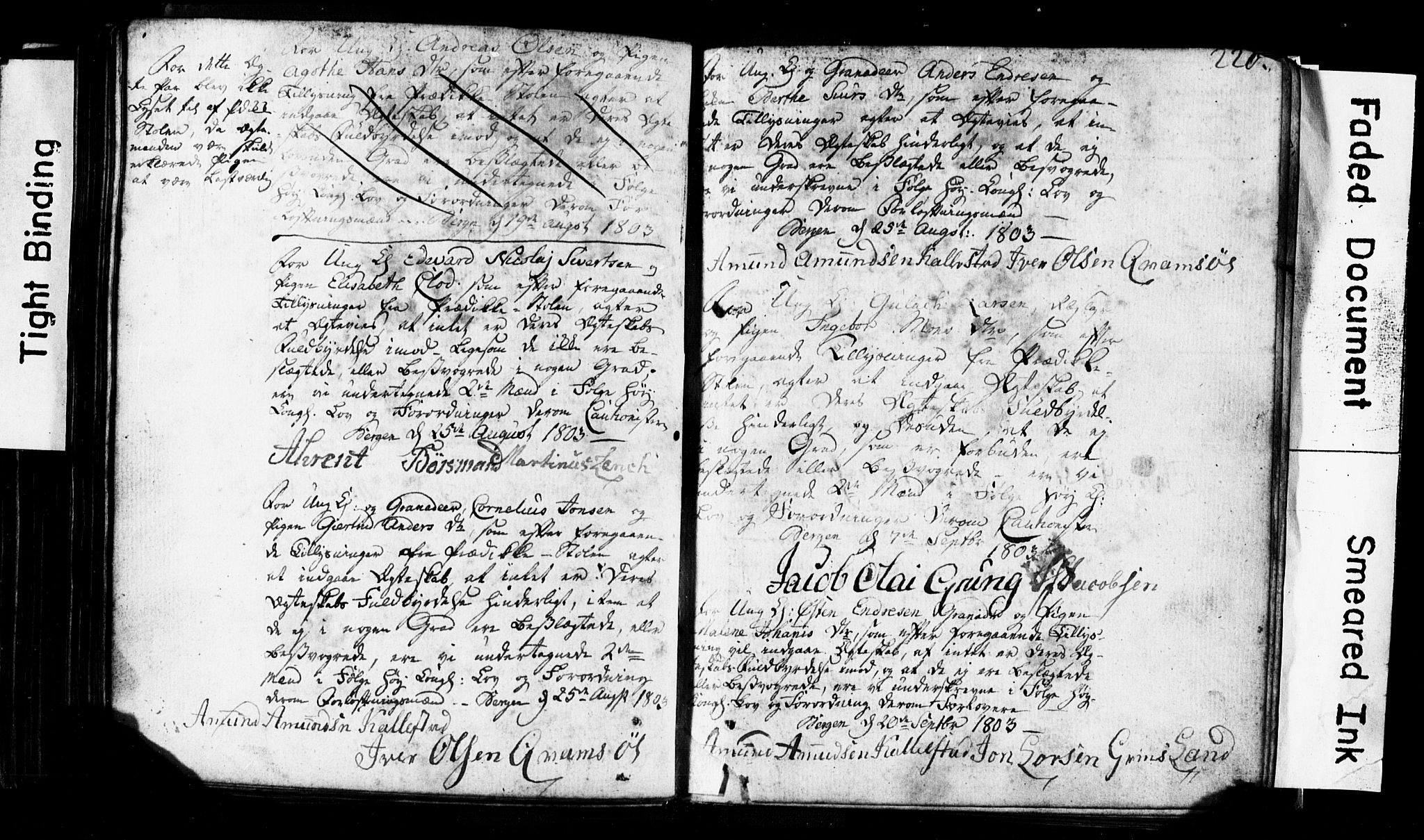 Korskirken sokneprestembete, AV/SAB-A-76101: Best man's statements no. II.5.1, 1776-1816, p. 226