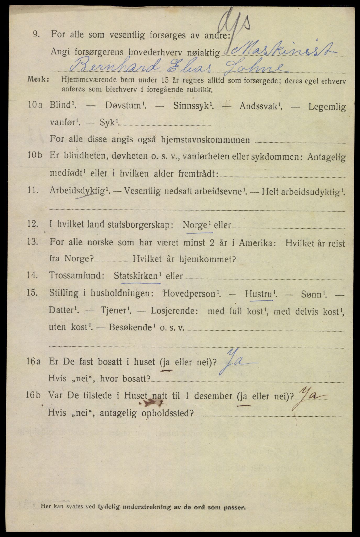 SAK, 1920 census for Kristiansand, 1920, p. 34780